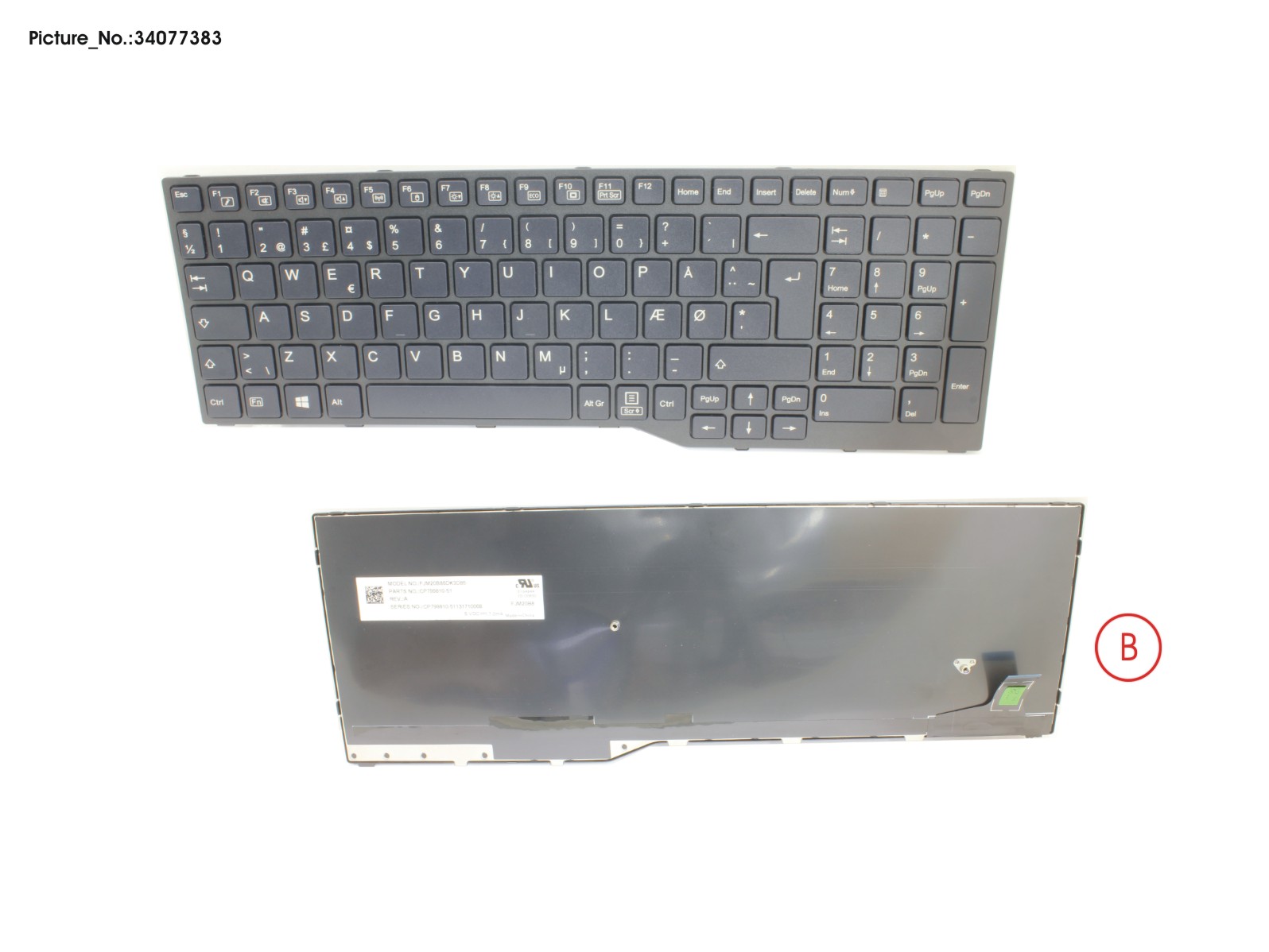 KEYBOARD DENMARK (BLACK)