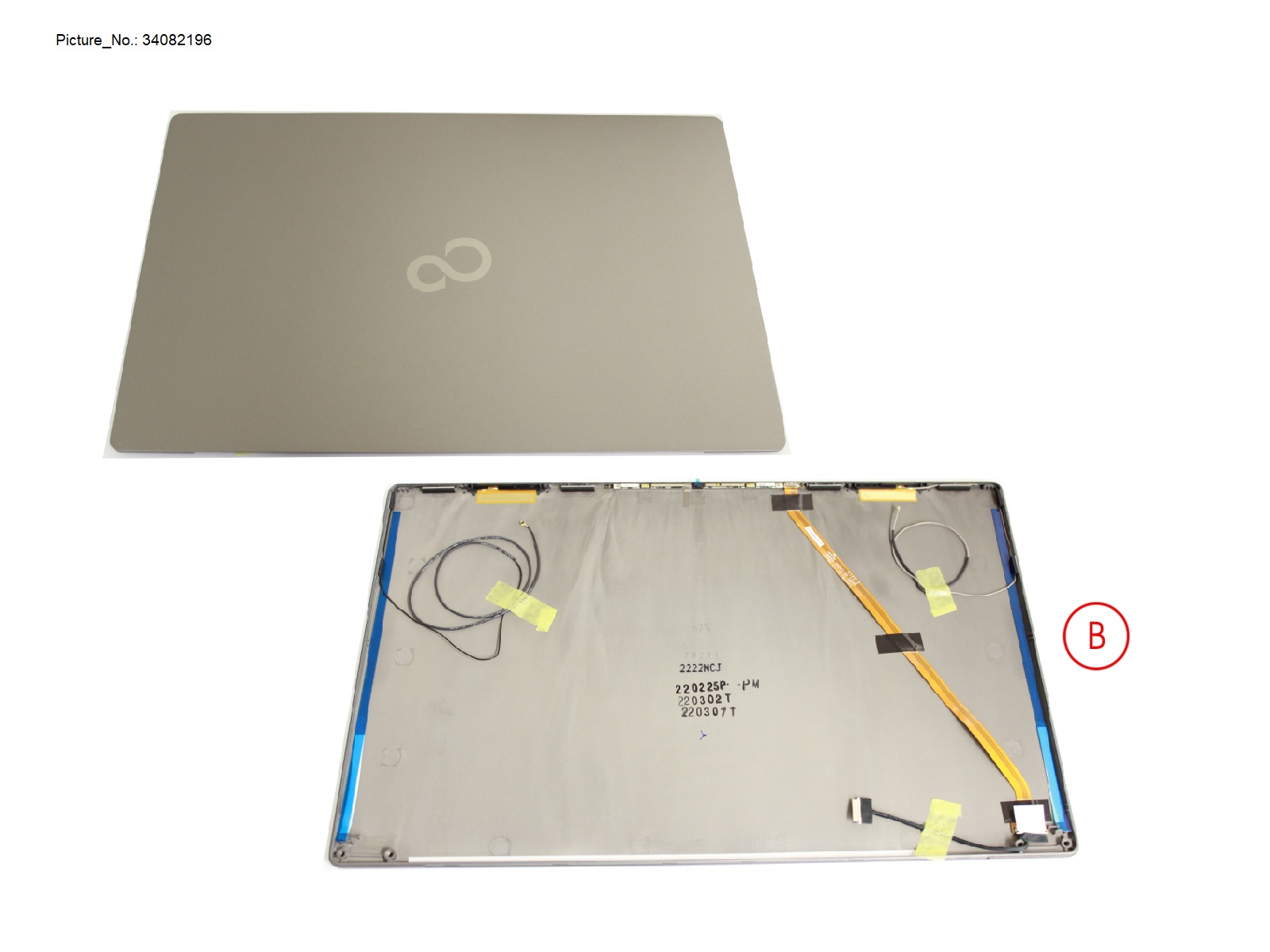 LCD BACK COVER FHD 400CD (W/ HELLO CAM) LCD BACK COVER FHD 400CD (W/ HELLO CAM)