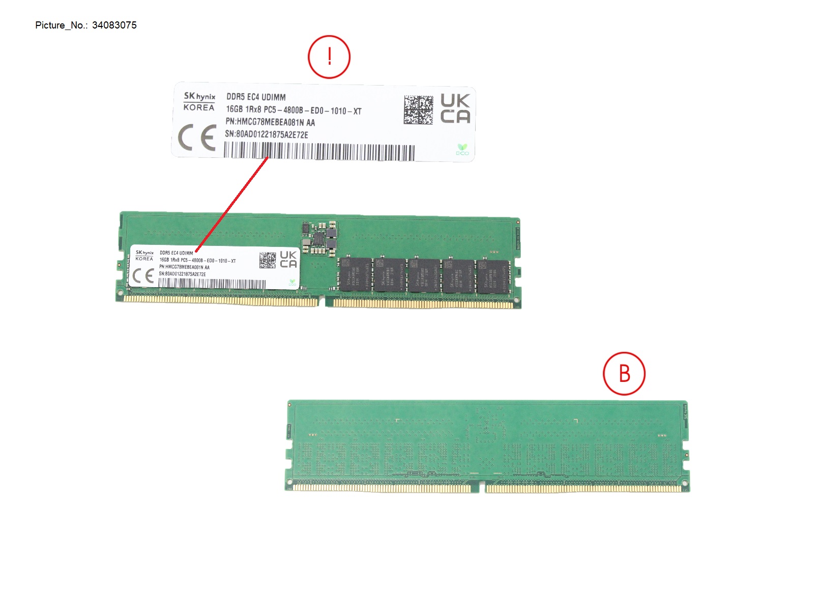 MEMORY 16GB DDR5-4800 ECC