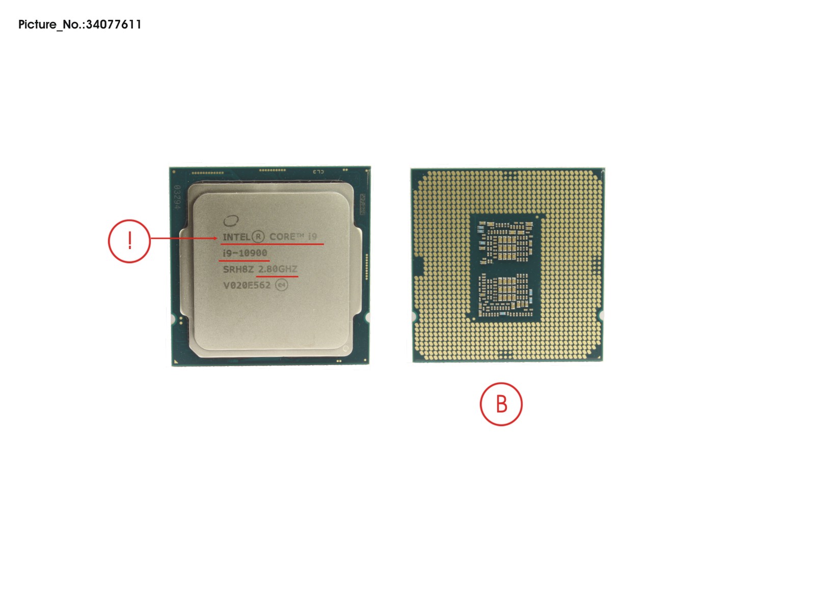 CPU INTEL CORE I9-10900 2,8 GHZ 65W