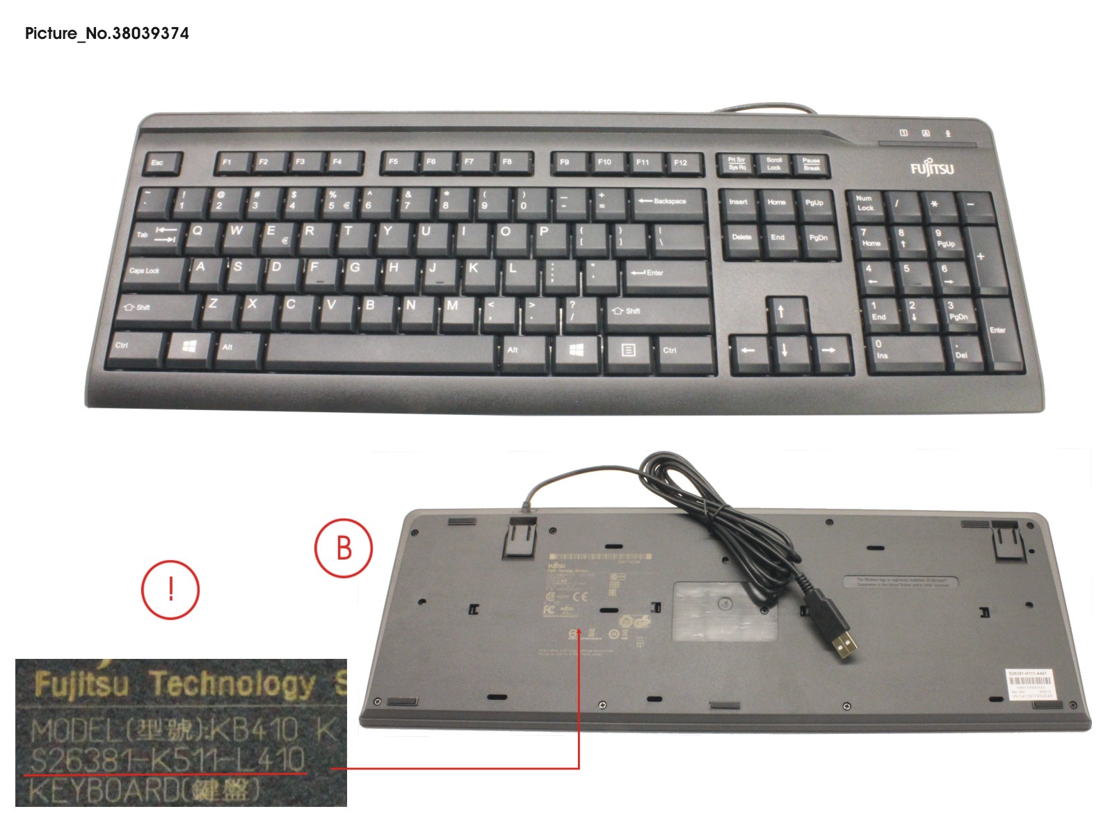 KB410 USB BLACK US/INT KB410 USB BLACK US/INT