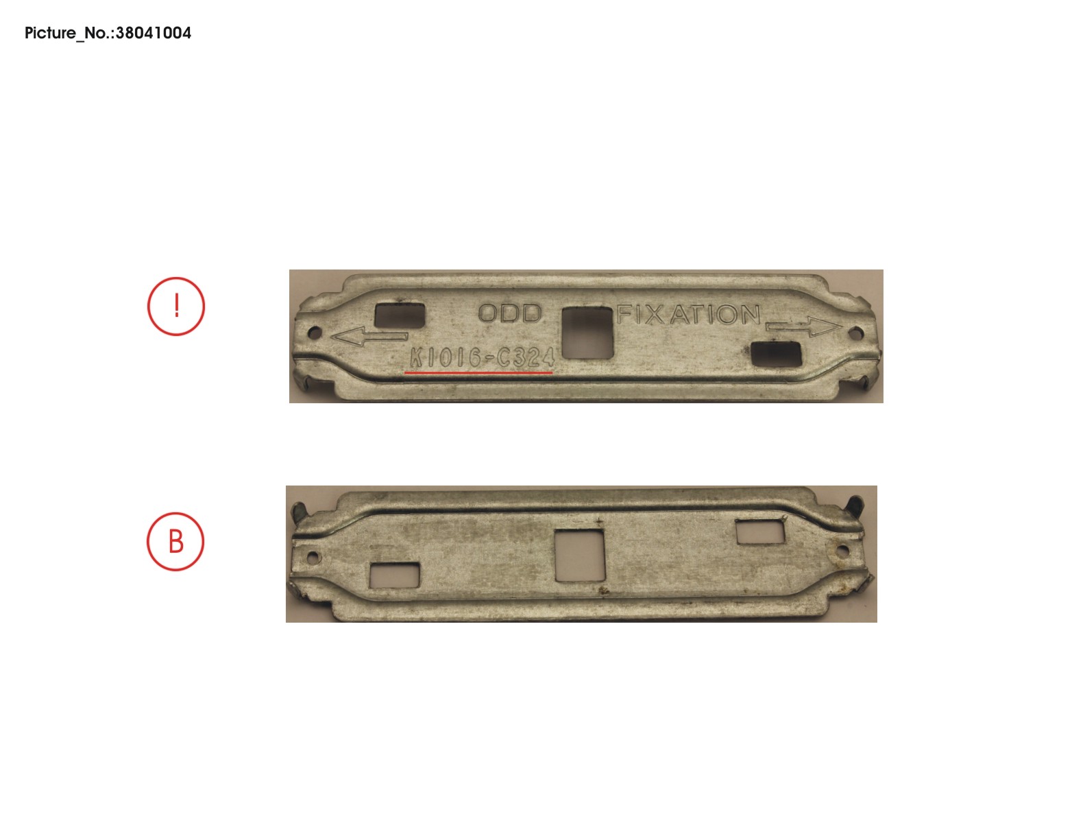 FUJITSU ODD RAIL