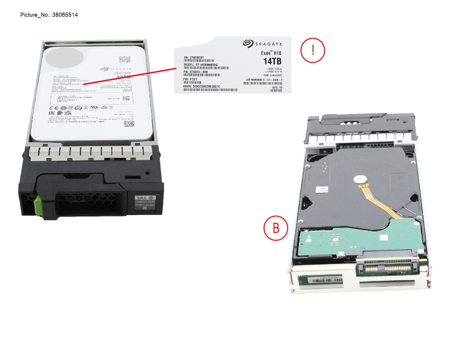 DX NLSAS HD DRIVE 3.5 14TB 7.2K