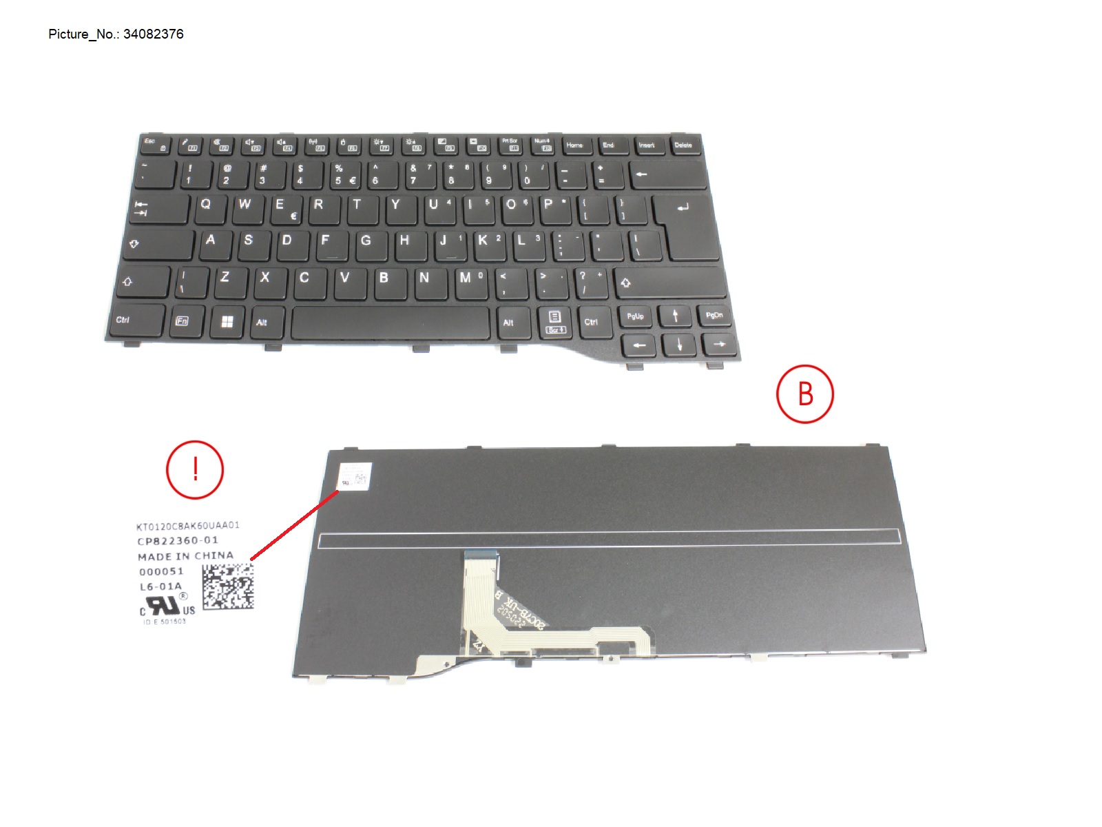KEYBOARD BLACK US WIN11 KEYBOARD BLACK US WIN11