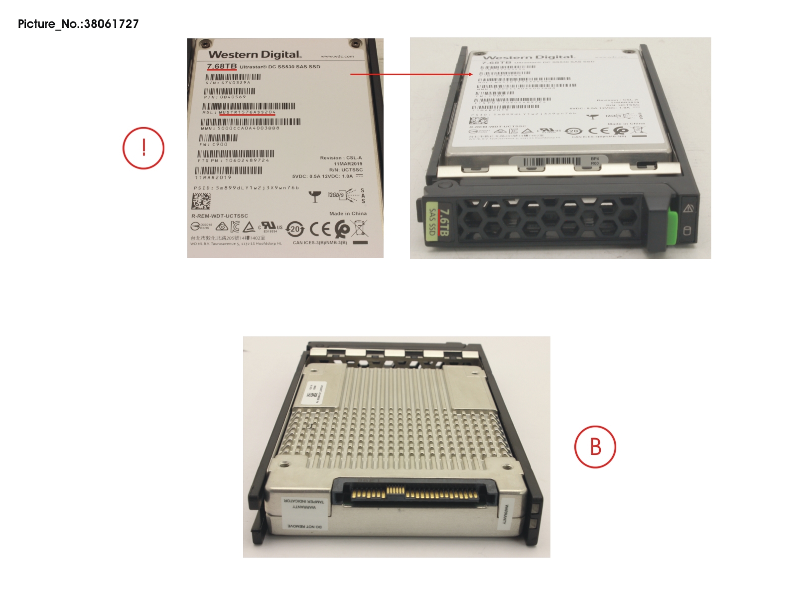 SSD SAS 12G 7.68TB READ-INT. 2.5 H-P EP