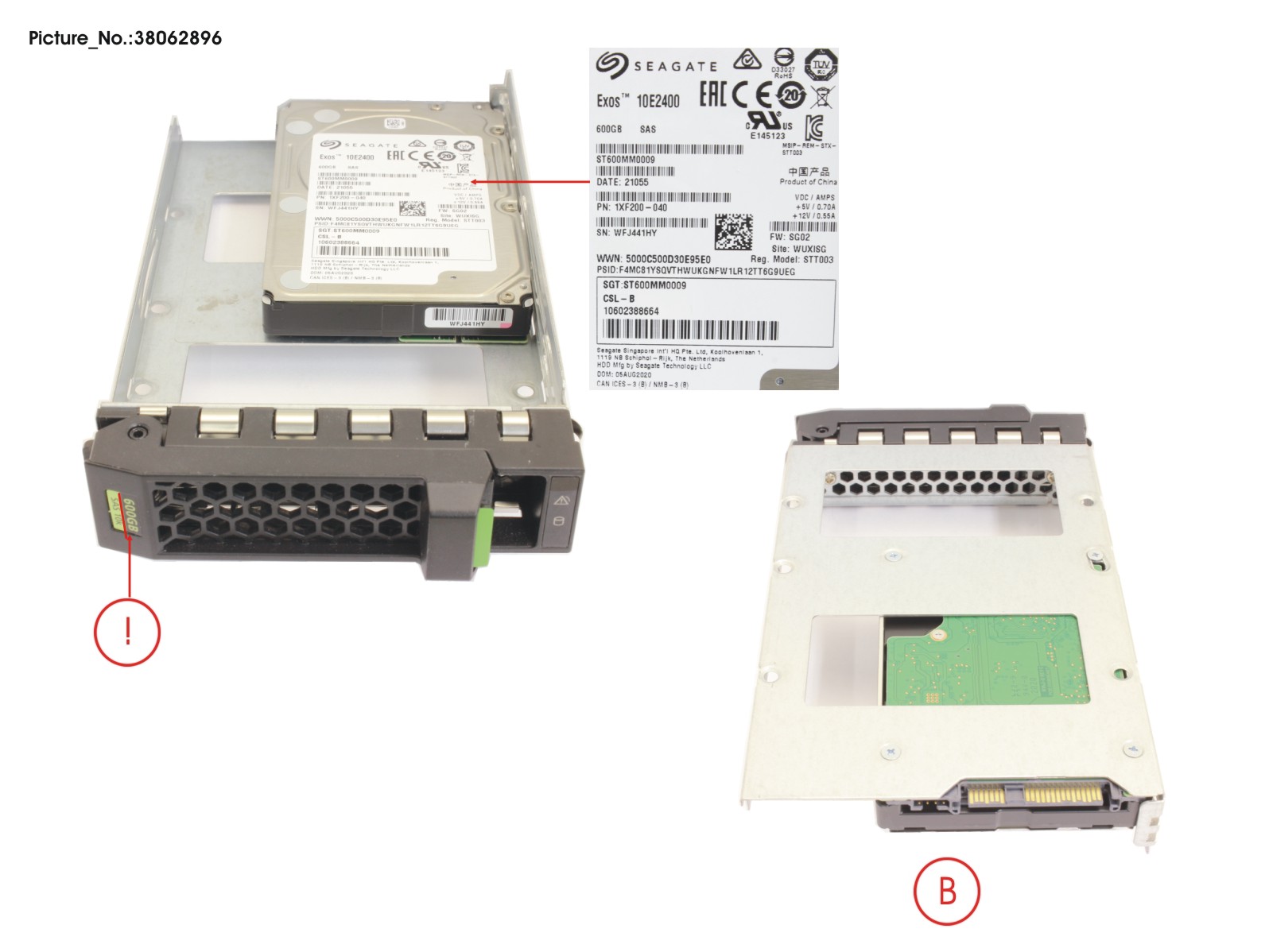 HD SAS 12G 600GB 10K 512N HOT PL 3.5 EP