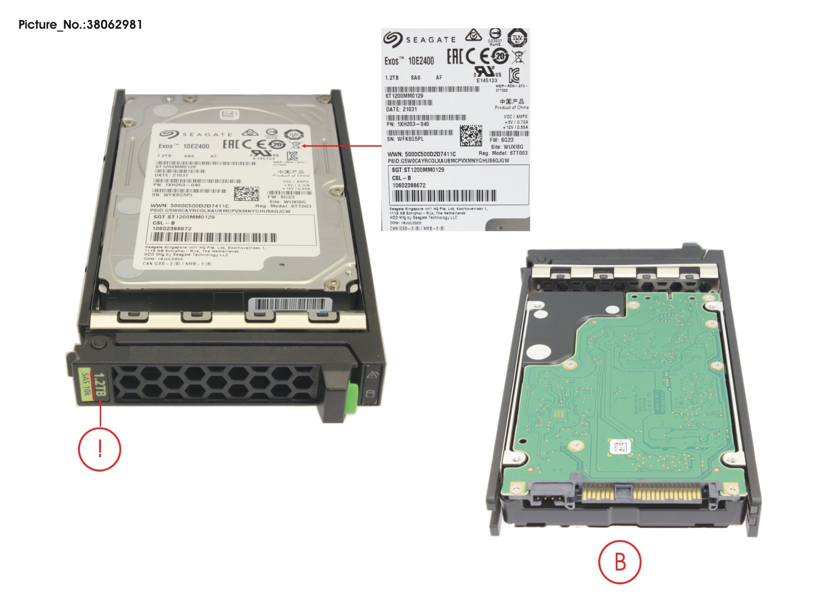 FUJITSU HD SAS 12G 1.2TB 10K 512E HOT PL 2.5  EP