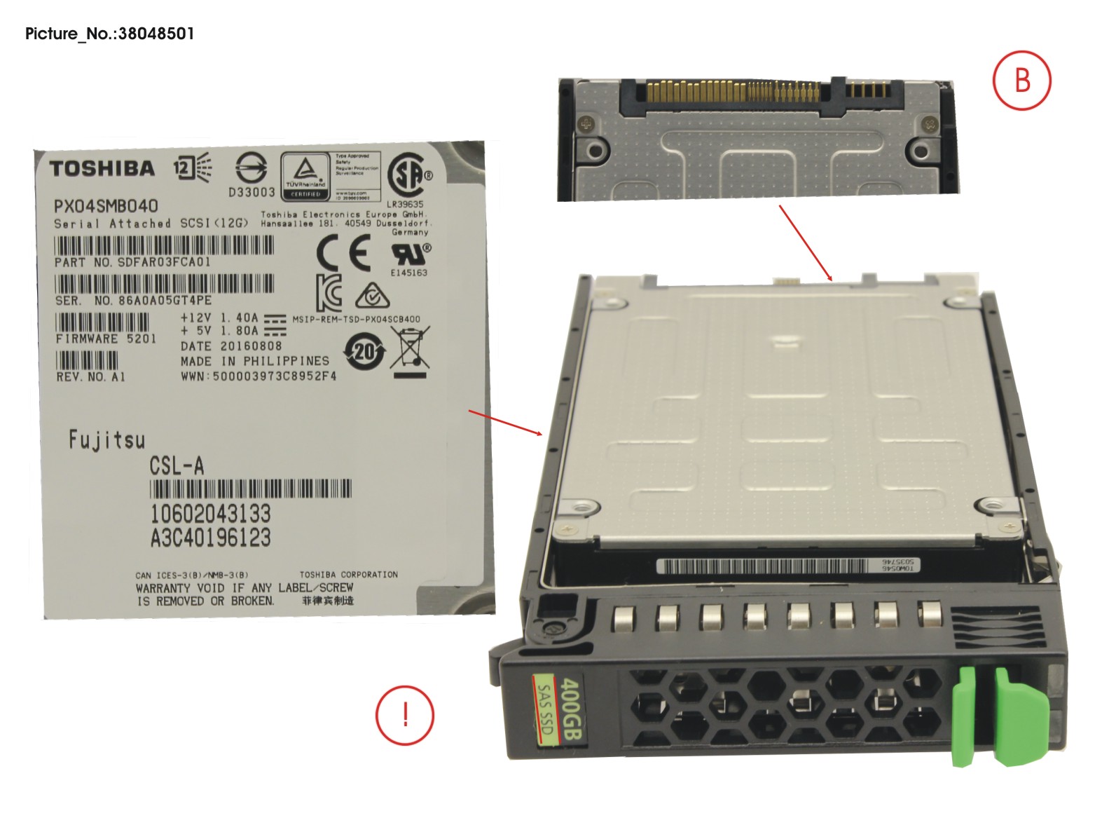 SSD SAS 12G 400GB WRITE-INT. 2.5 H-P EP