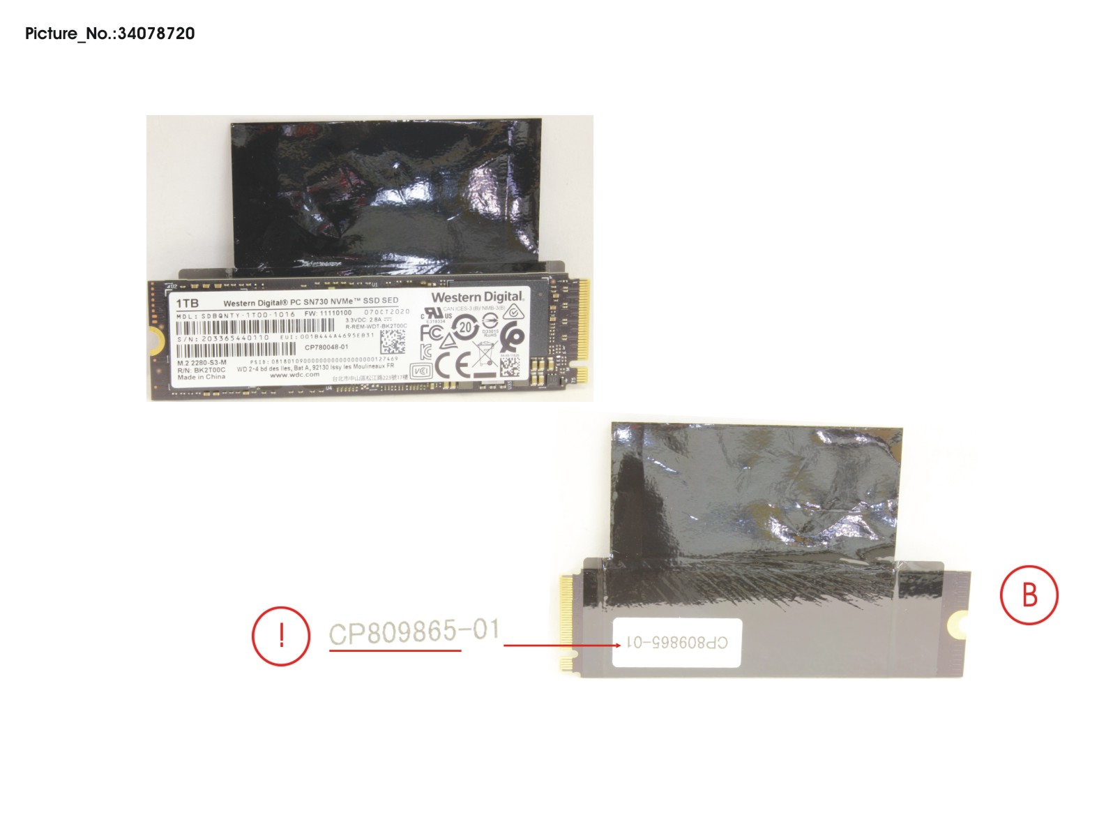 SSD 1 TB MAINSTREAM-PCIE (FDE)