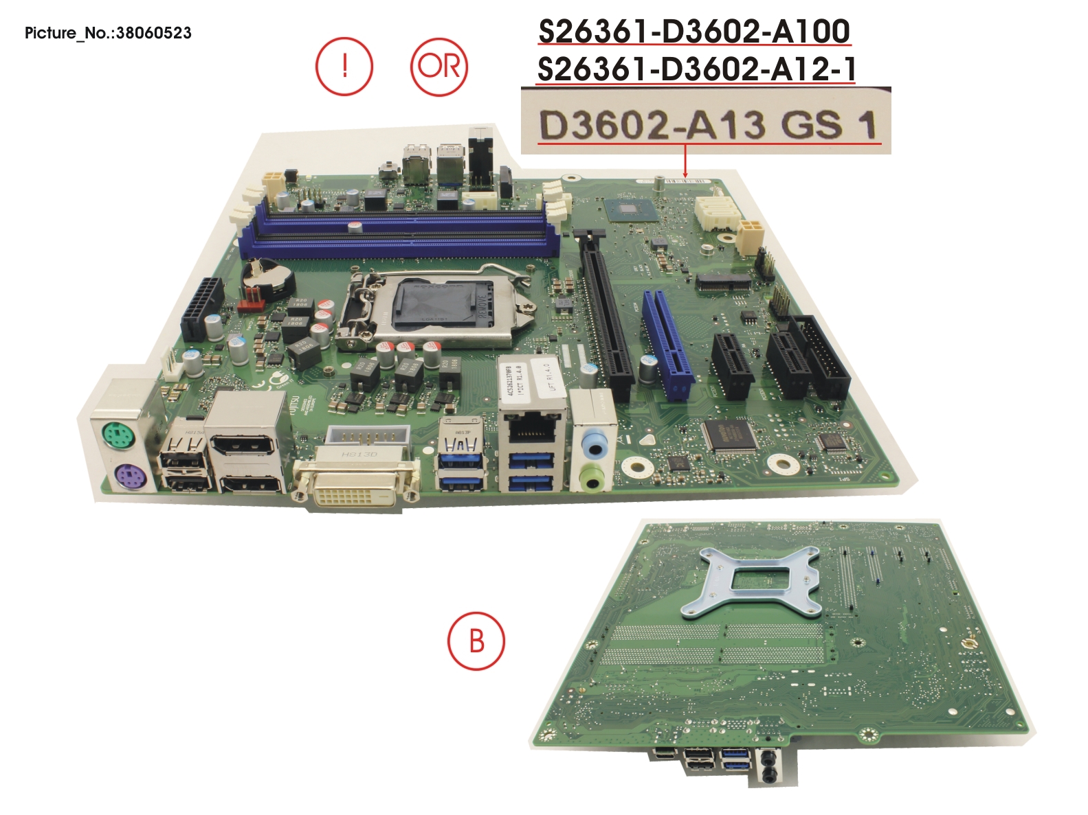 FUJITSU MAINBOARD D3602A