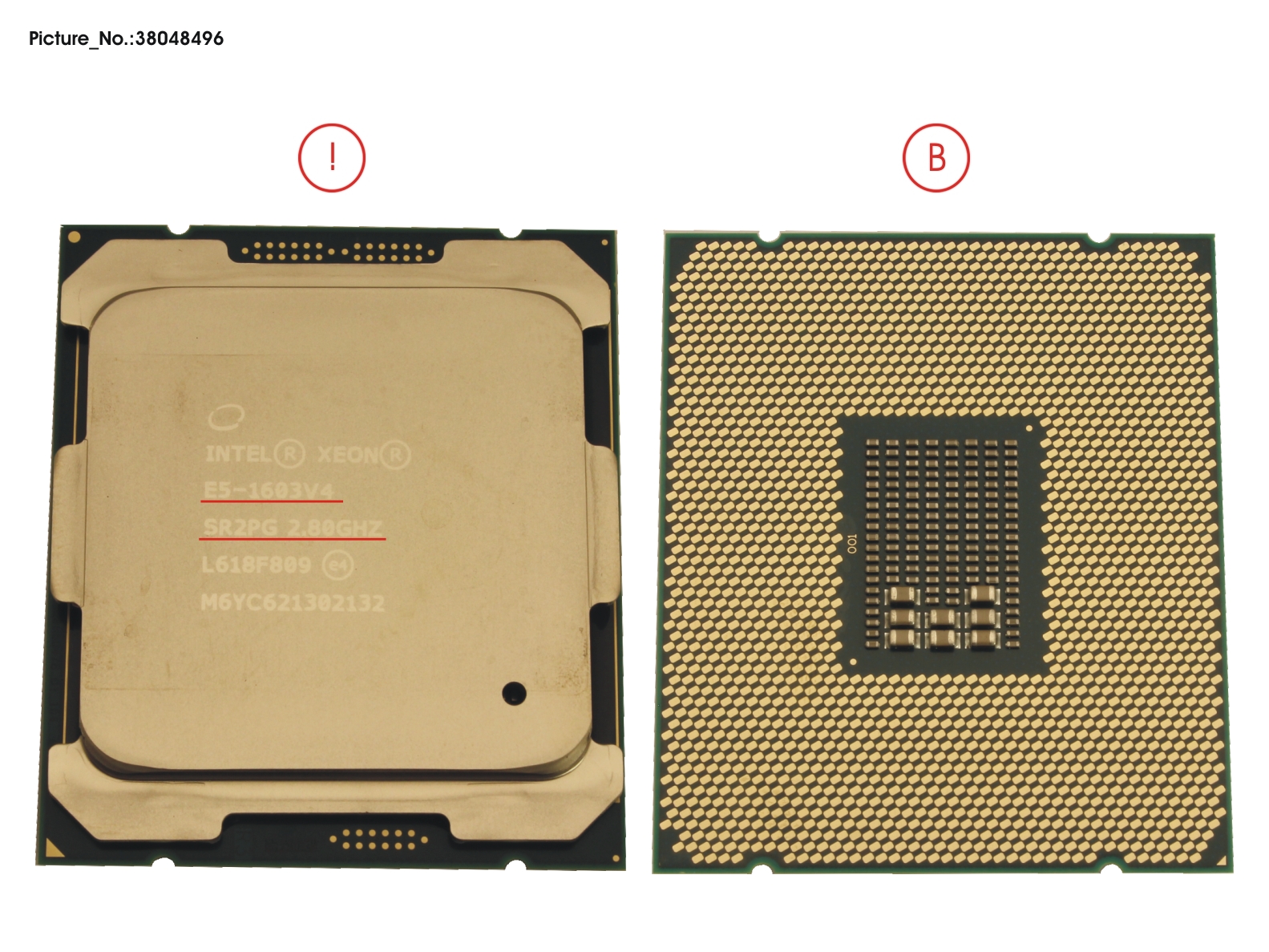 CPU XEON E5-1603V4 2.8GHZ 140W