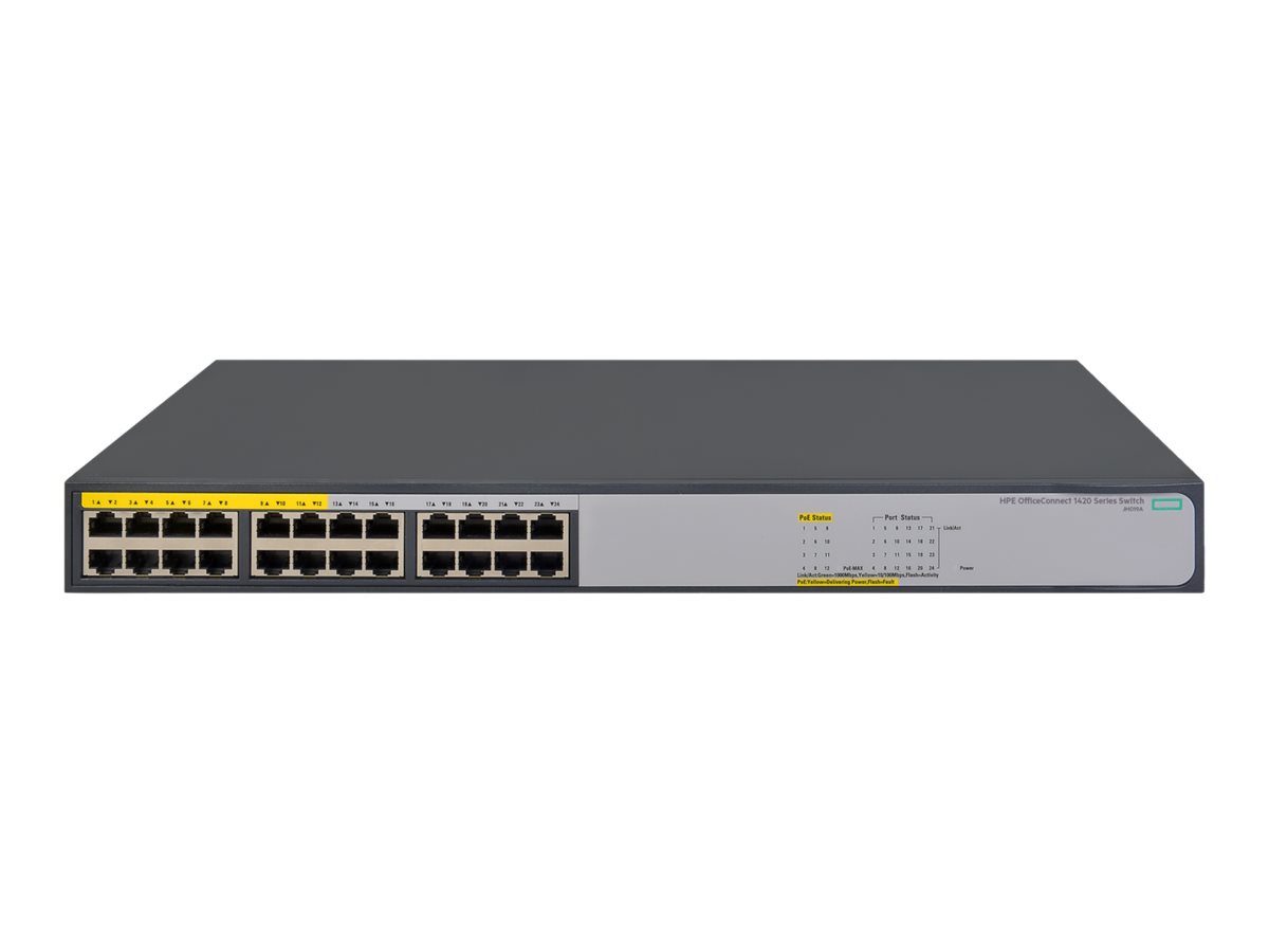 HPE Switch 1420-24G-PoE+ (124W) 24xGBit