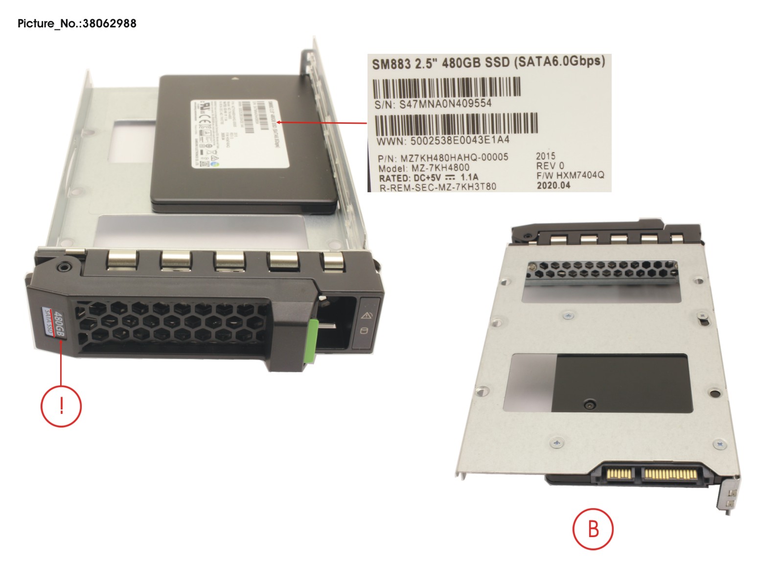 SSD SATA 6G 480GB MIXED-USE 3.5 H-P EP