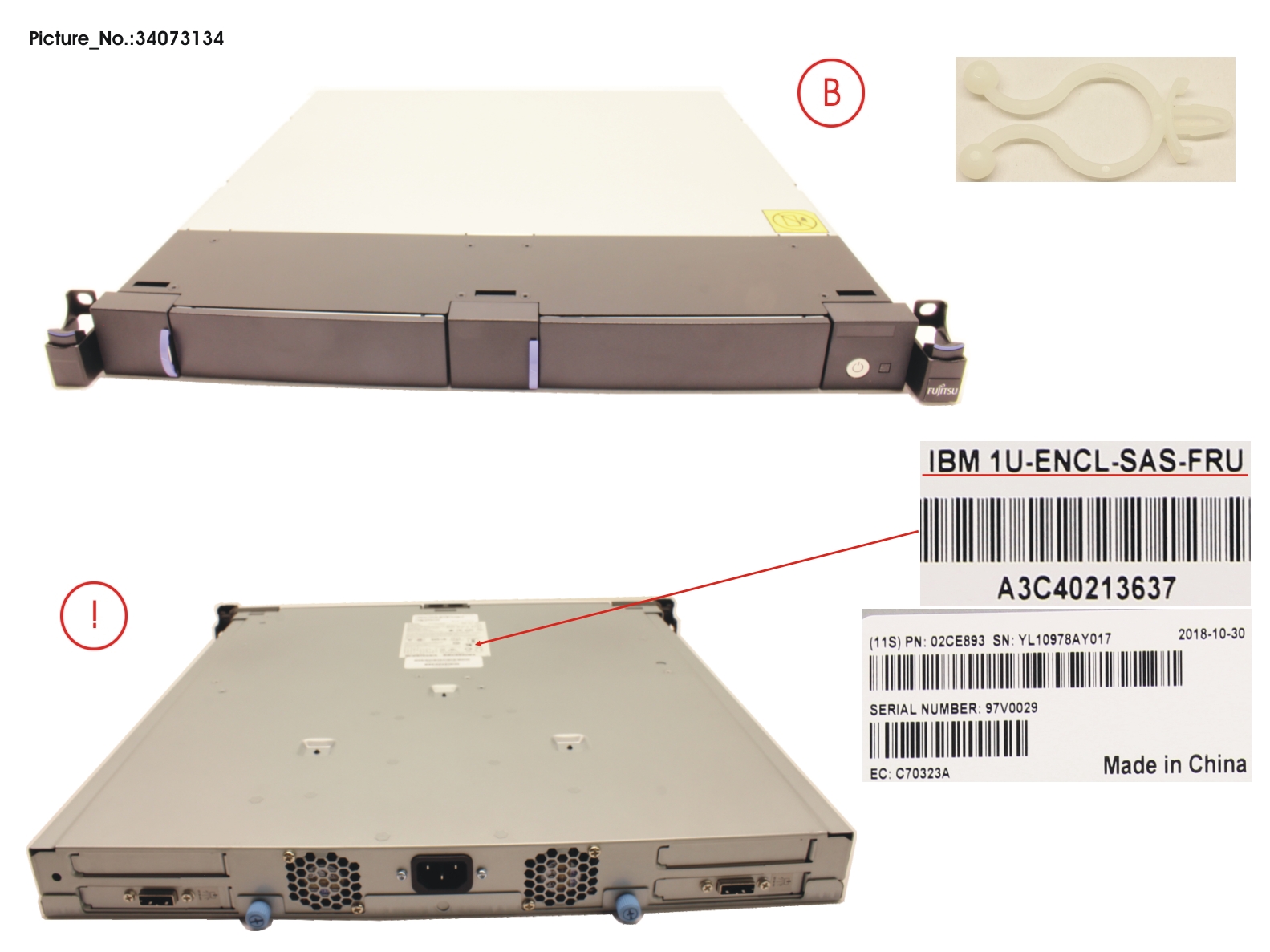 1U RKMNT ENCL SAS SPARE 1U RKMNT ENCL SAS SPARE