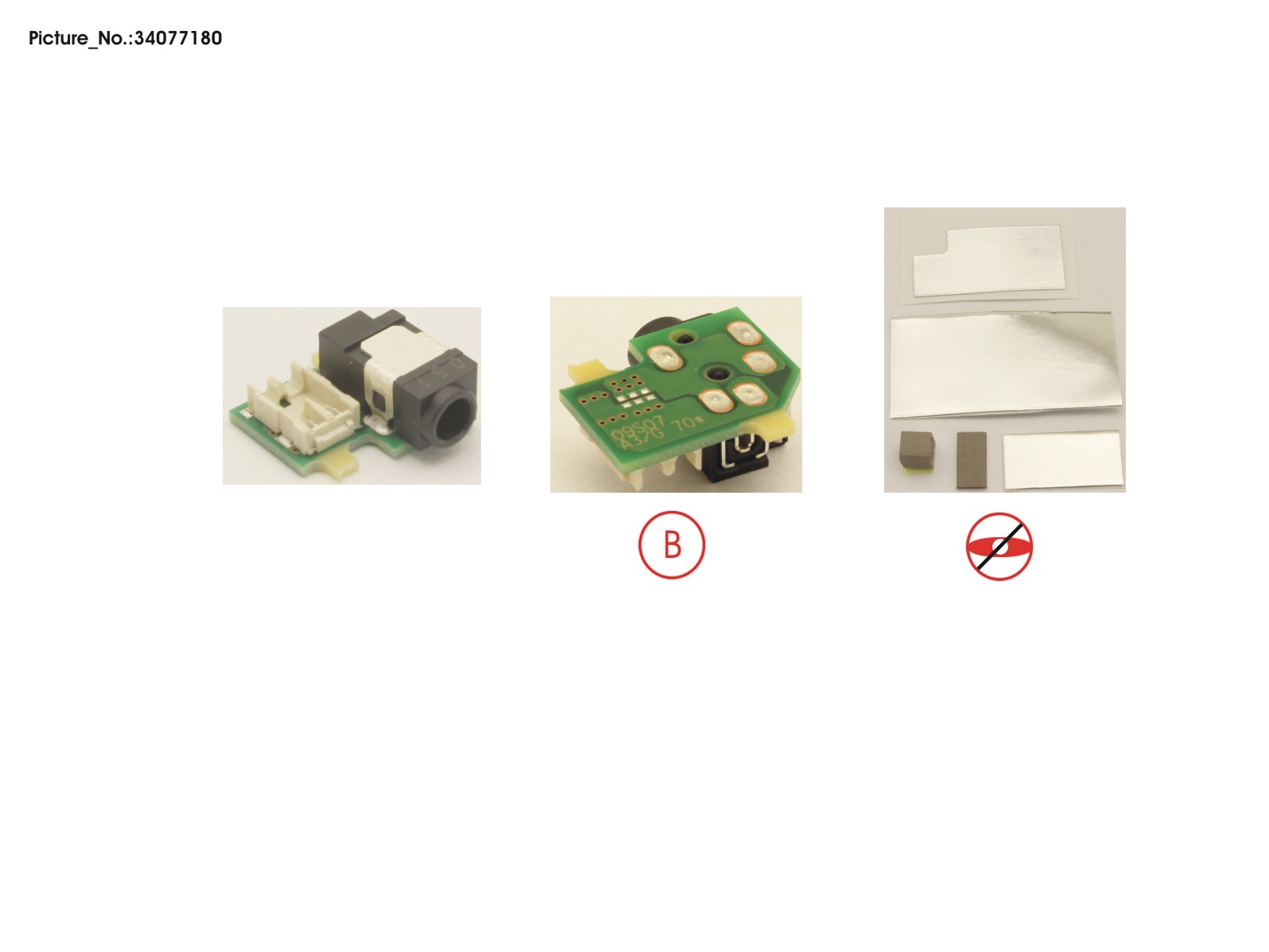 SUB BOARD, DC/IN CONNECTOR (LTE)