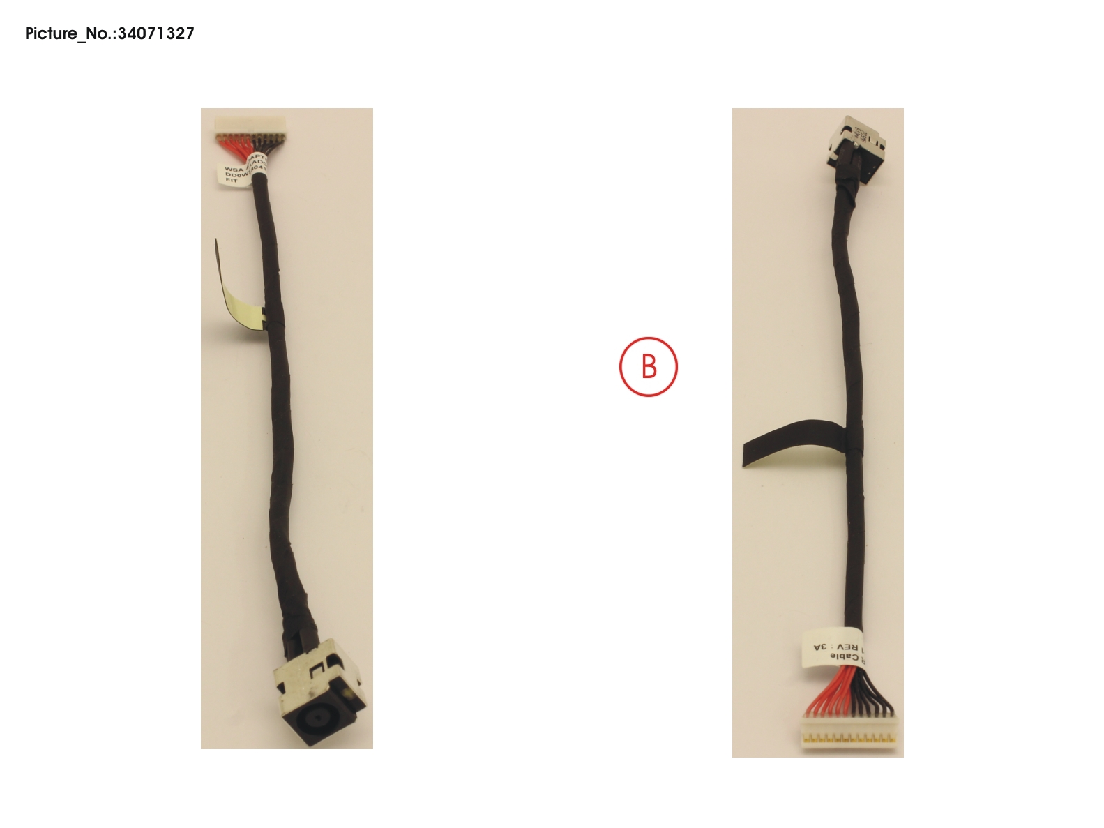 DC/IN CONNECTOR W/CABLE