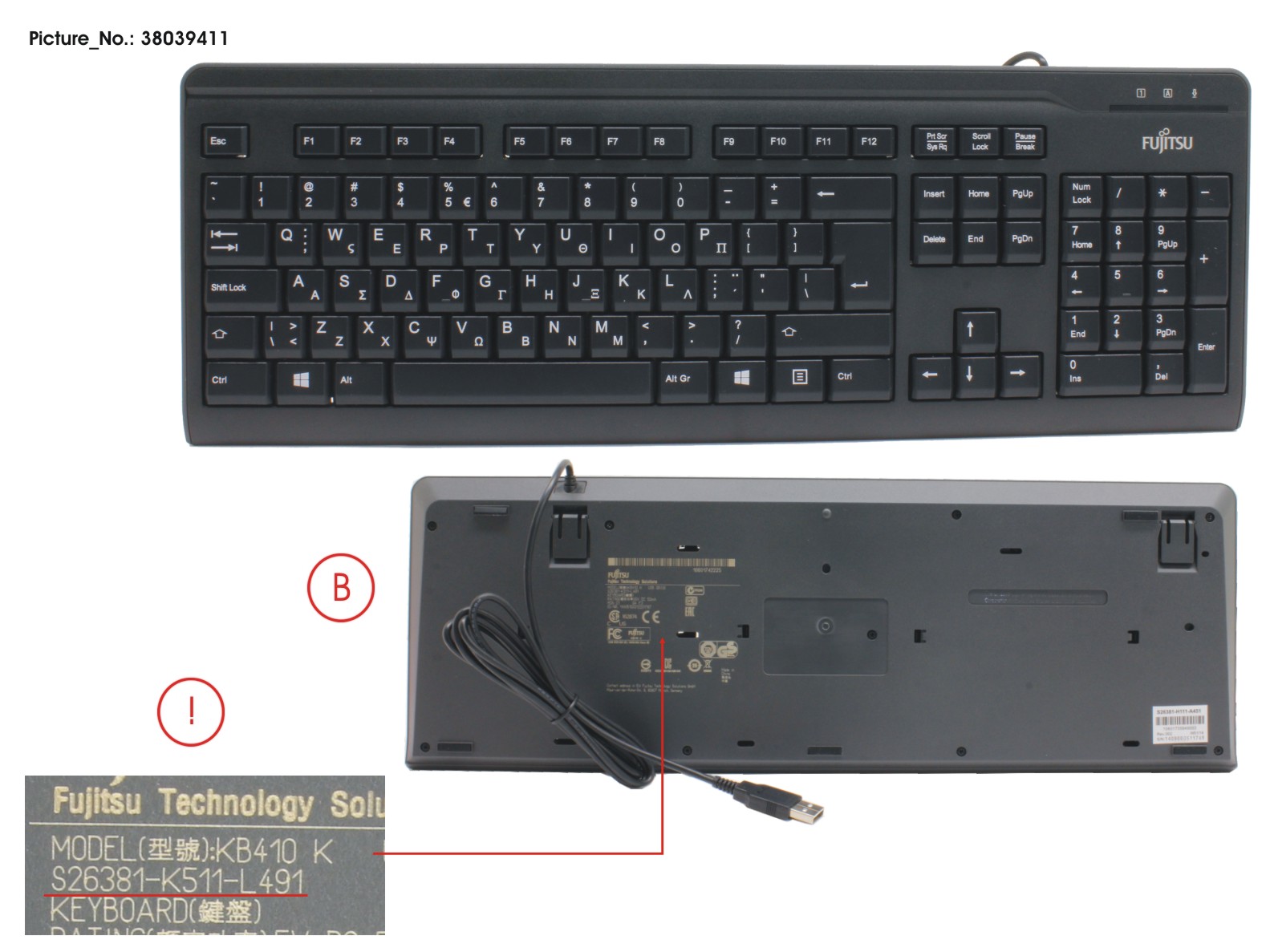 KB410 USB BLACK GR/US KB410 USB BLACK GR/US