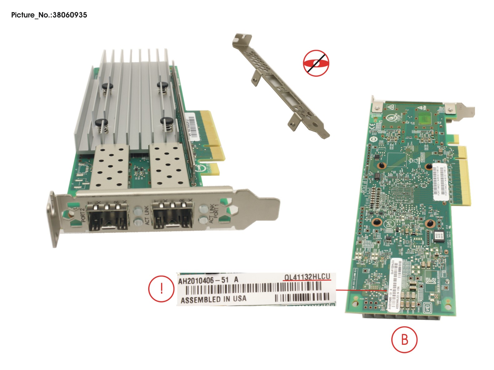 FUJITSU PLAN EP QL41132 2X 10G SFP+