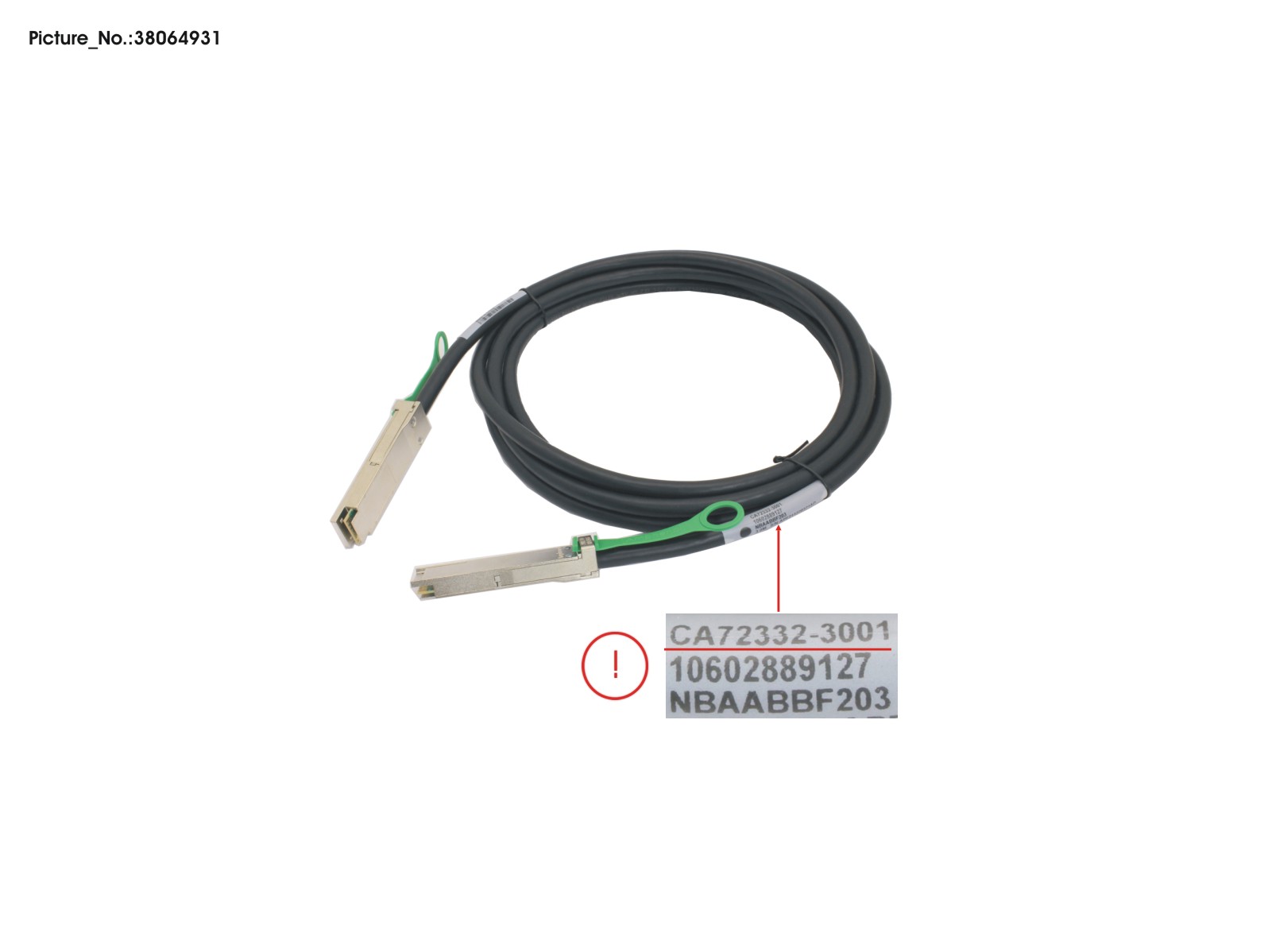 DX HE QSFP+ CU CABLE 3M DX HE QSFP+ CU CABLE 3M