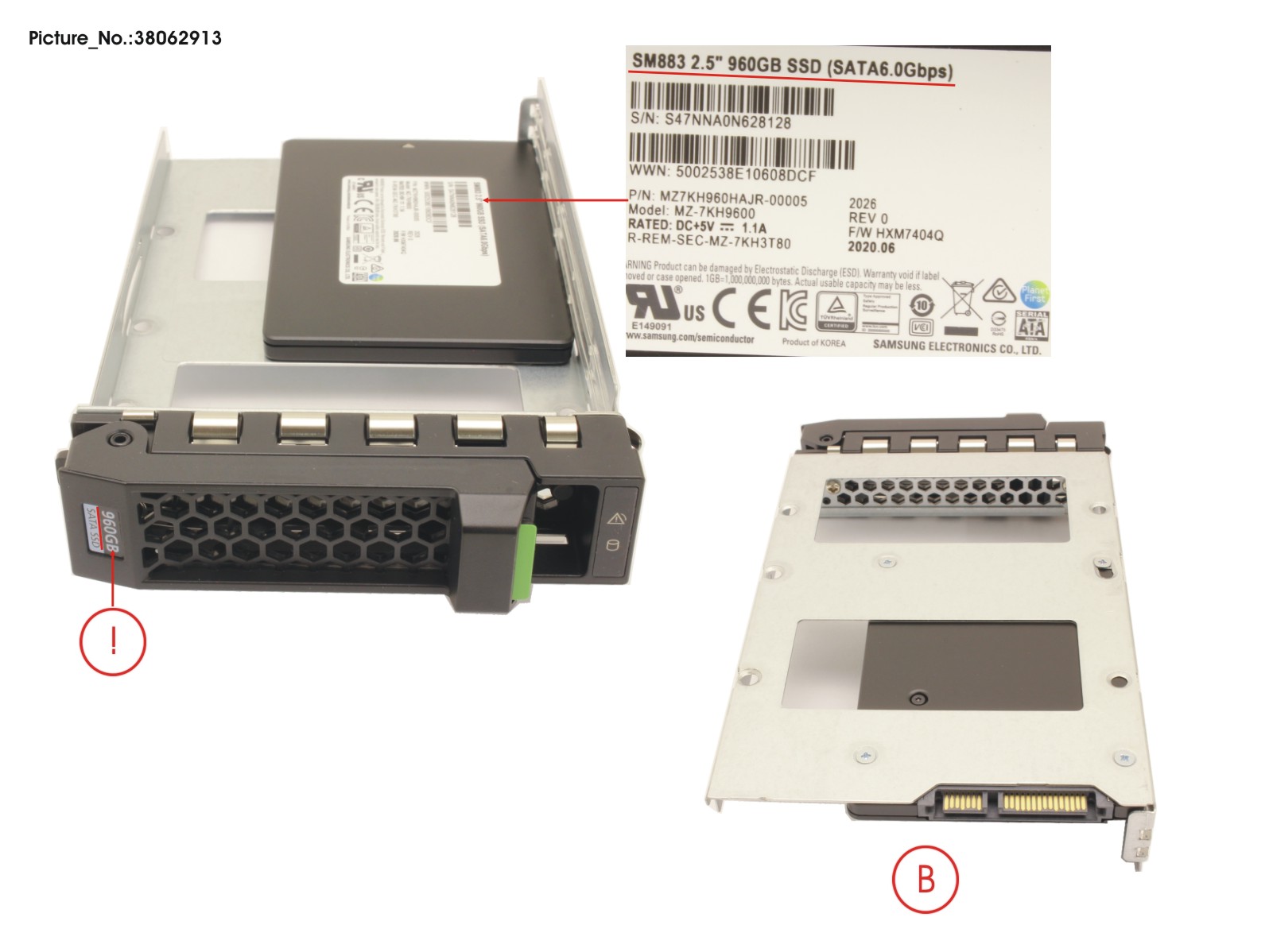 FUJITSU SSD SATA 6G 960GB MIXED-USE 3.5  H-P EP