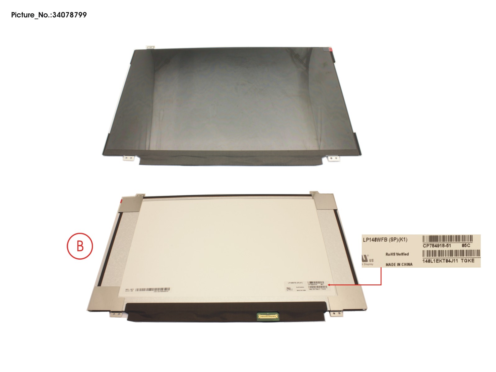 LCD ASSY W/ TOUCH (FHD) LCD ASSY W/ TOUCH (FHD)