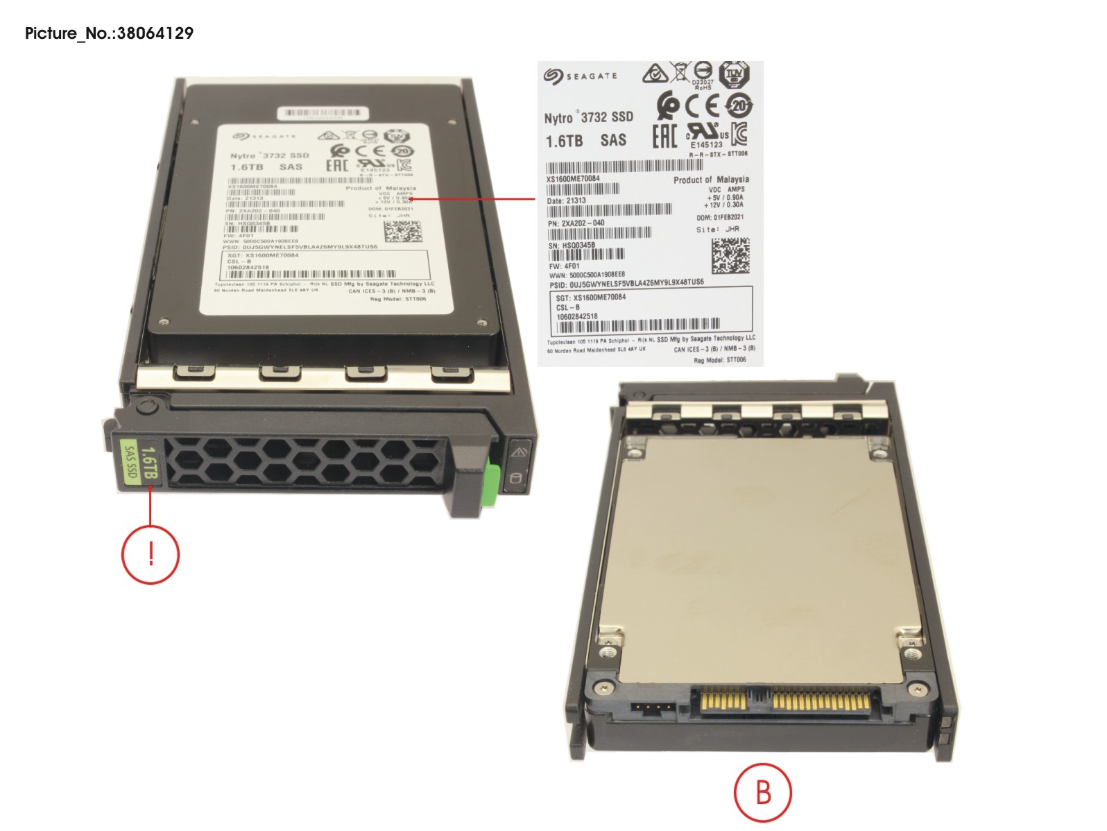 SSD SAS 12G WI 1.6TB IN SFF SLIM