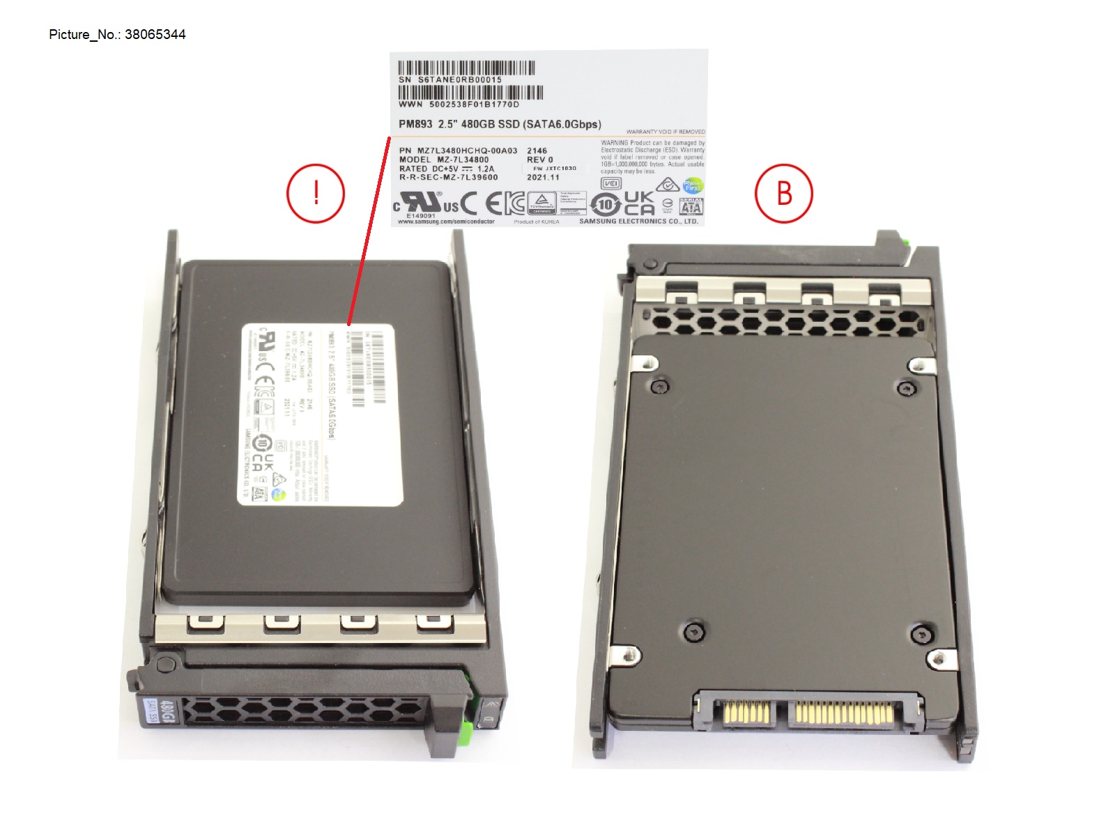 SSD SATA 6G RI 480GB SFF