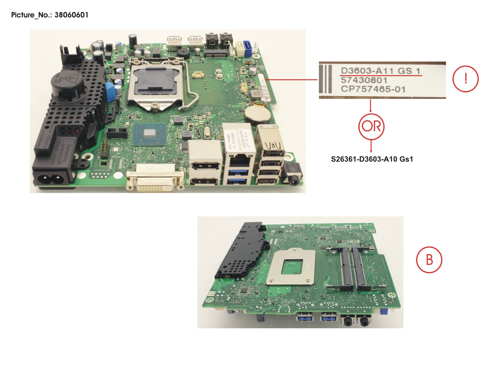 FUJITSU MAINBOARD D3603A