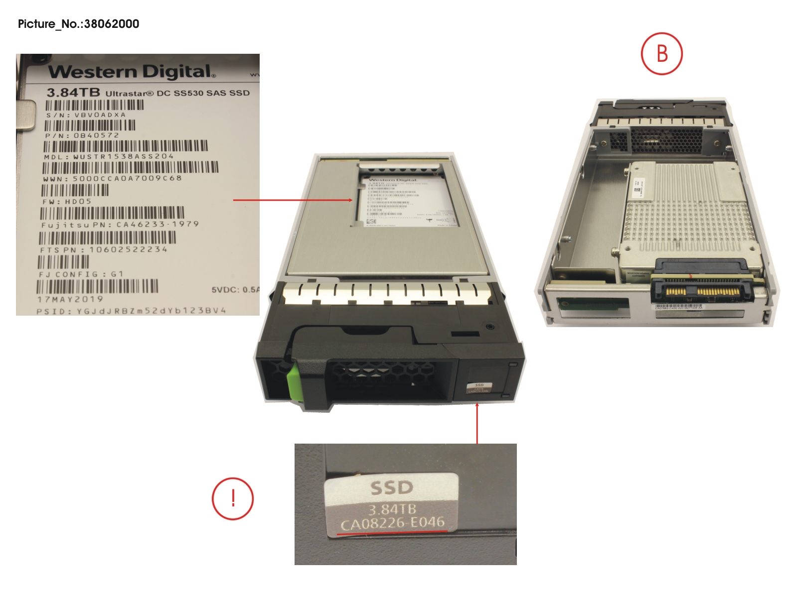 DX S3/S4 SSD SAS 3.5 3.84TB DWPD1 12G