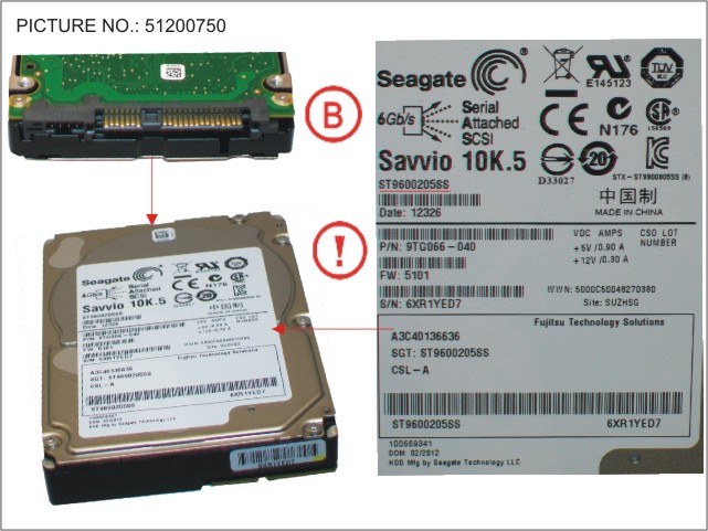 HDD SAS 6G 600GB 10K 2.5