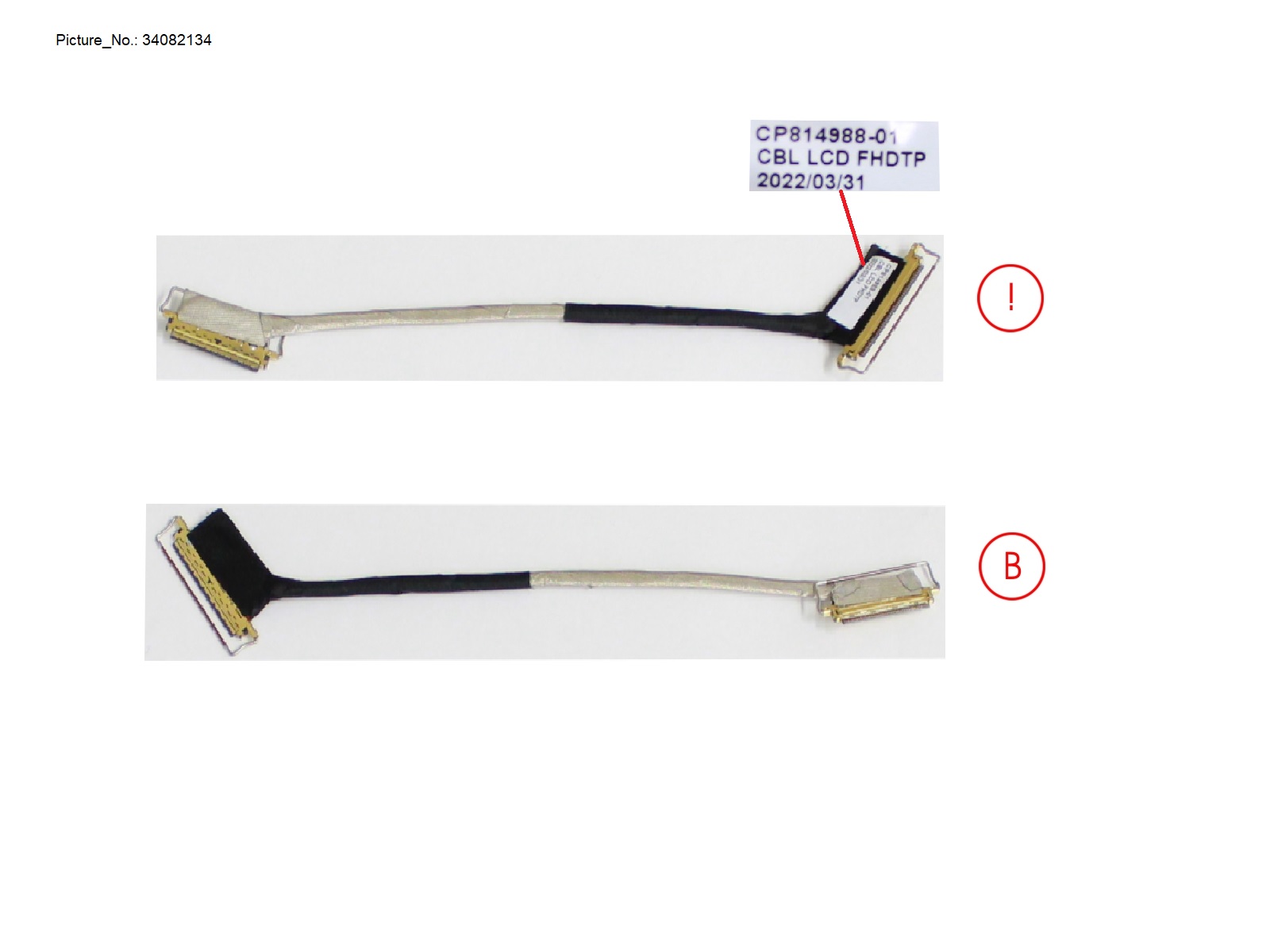 CABLE, LCD FOR TOUCH FHD