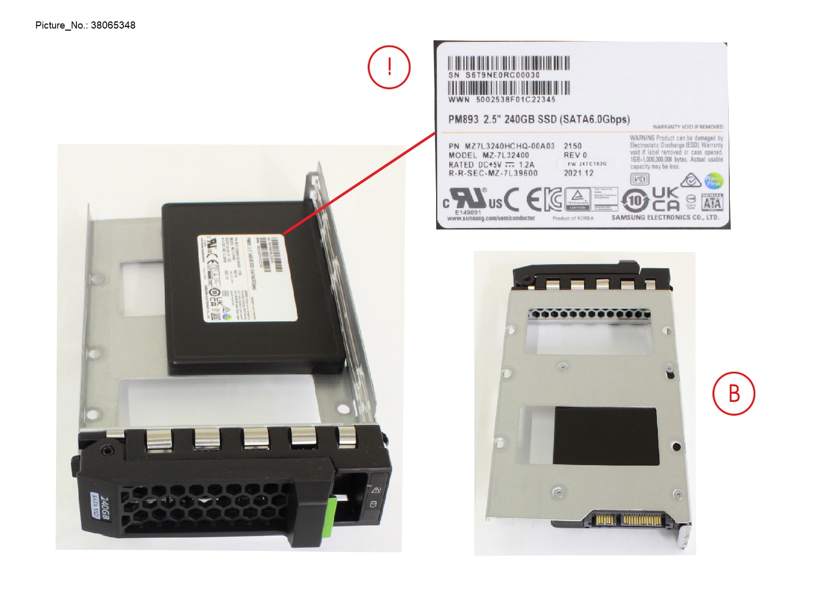 SSD SATA 6G 240GB RI LFF