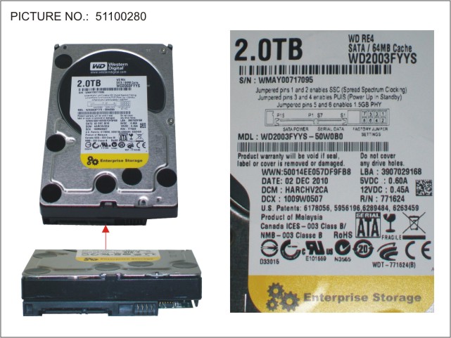 HDD 2TB BC-SATA 7.2K 3.5