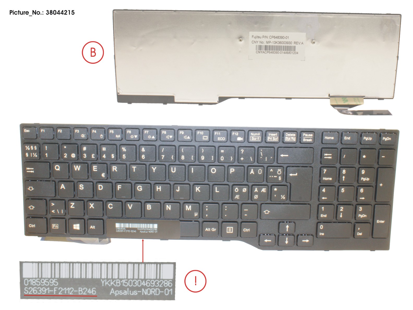 KEYBOARD NORDIC BLACK KEYBOARD NORDIC BLACK