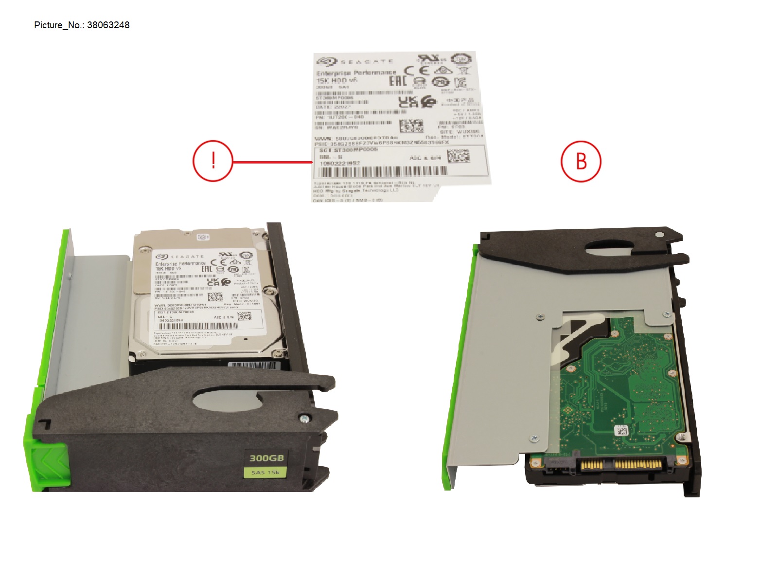 JX60 S2 HD SAS 300GB 15K 12G 512N