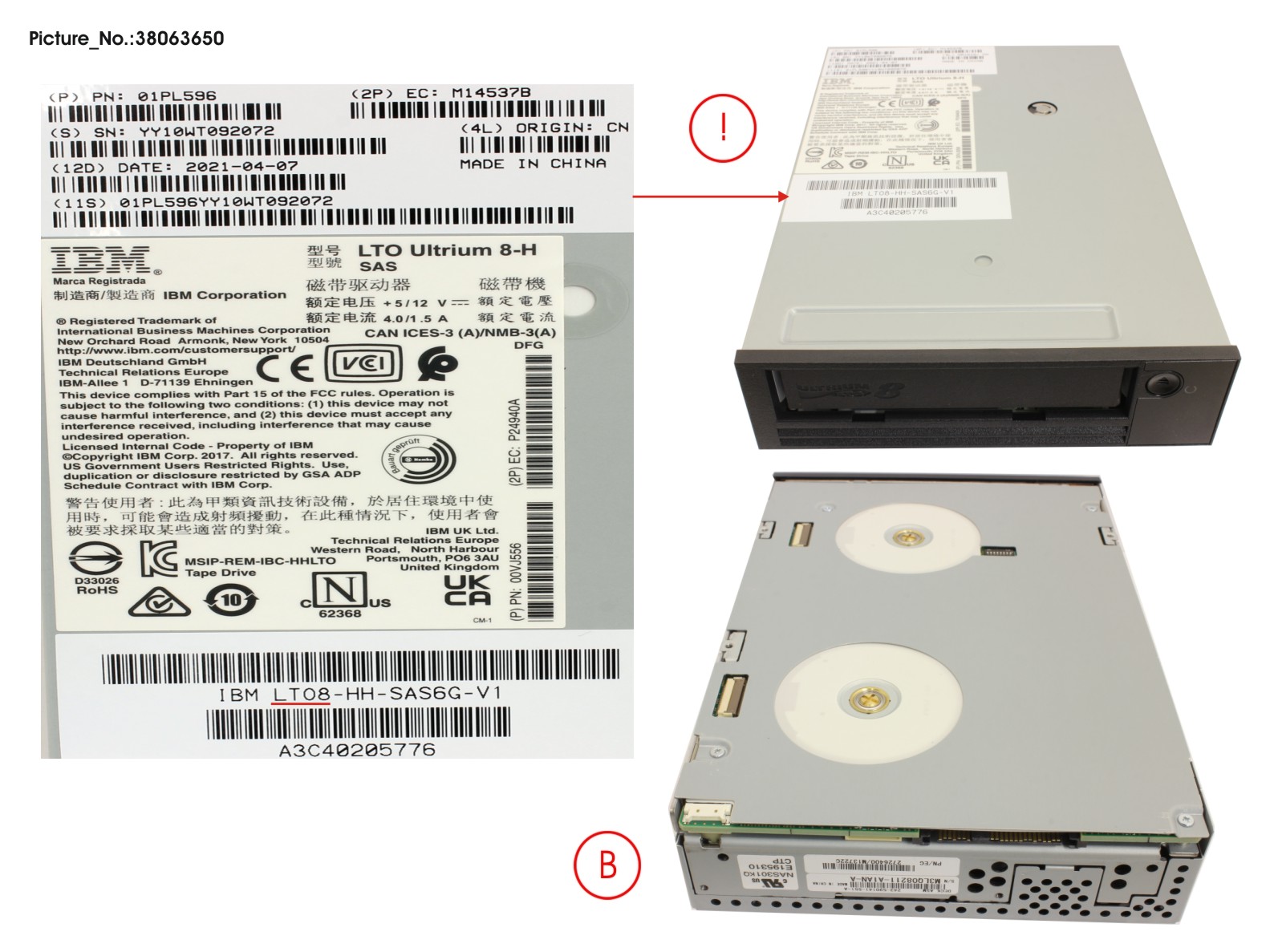 LTO8 12.0TB 300MB/S SAS 6GB LTO8 12.0TB 300MB/S SAS 6GB