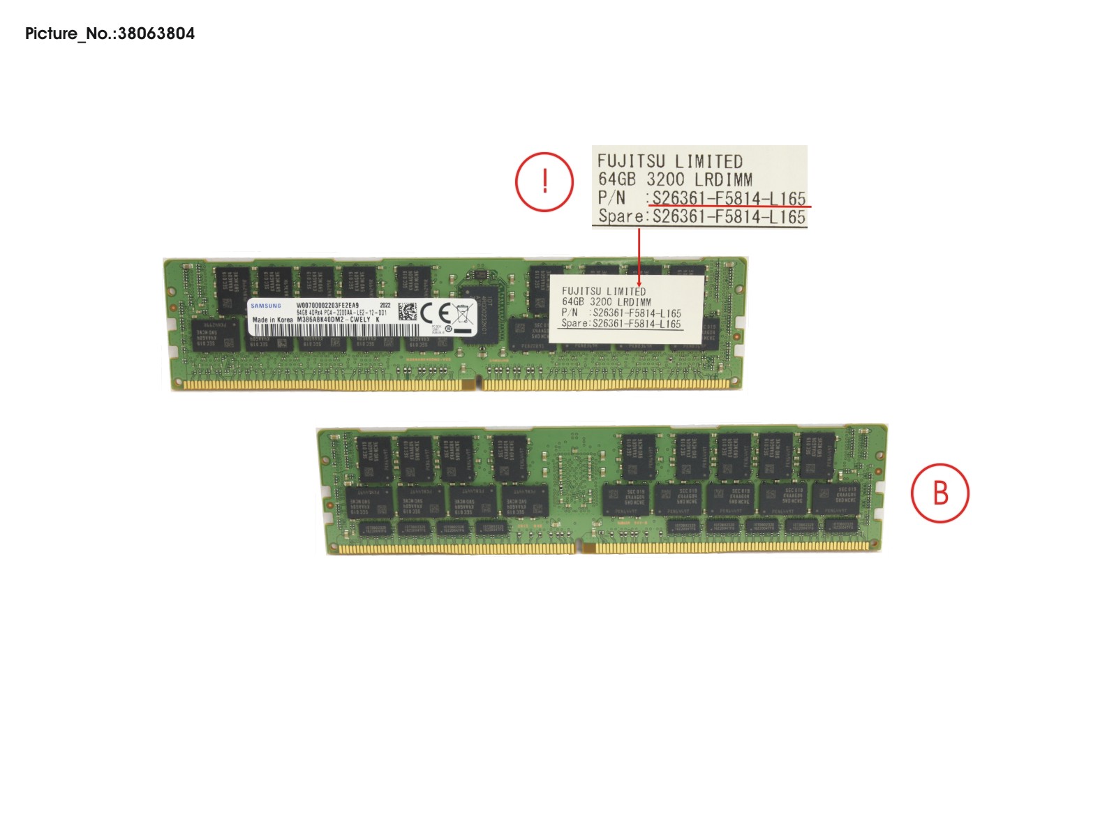 DDR4 3200 LRDIMM 4RX4 64GB DDR4 3200 LRDIMM 4RX4 64GB