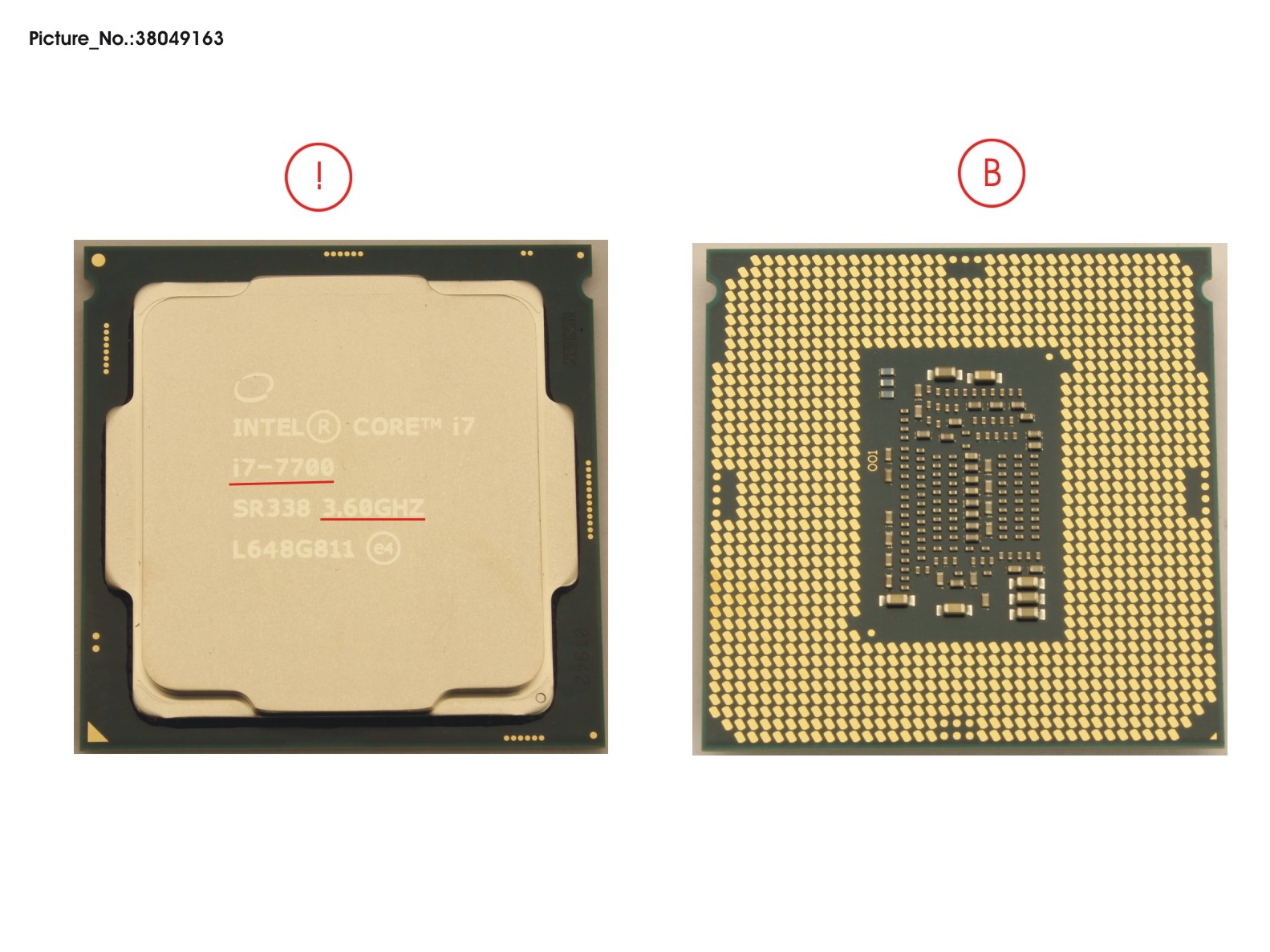 CPU CORE I7-7700 3.6GHZ 65W