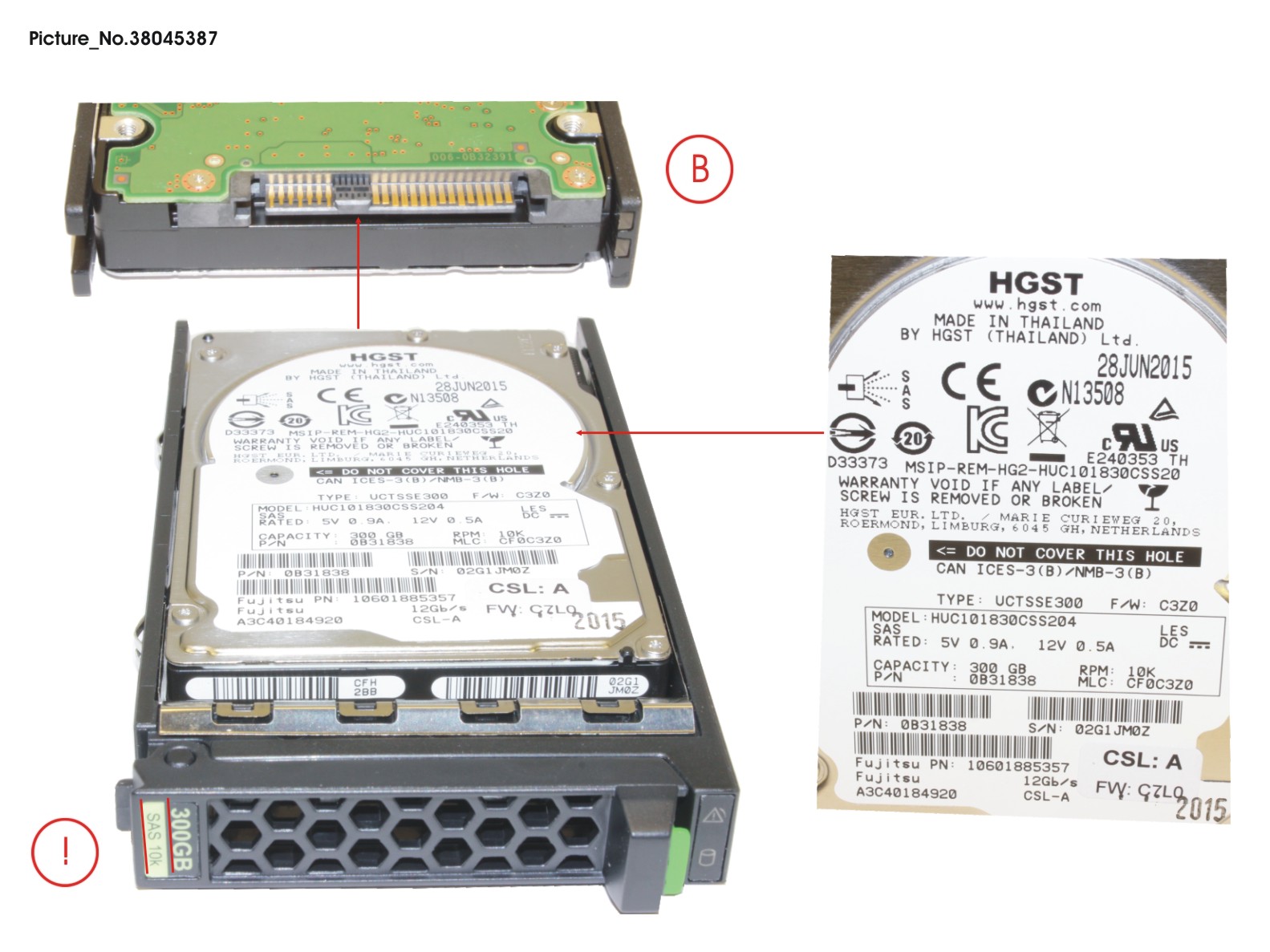 FUJITSU HD SAS 12G 300GB 10K 512N HOT PL 2.5  EP