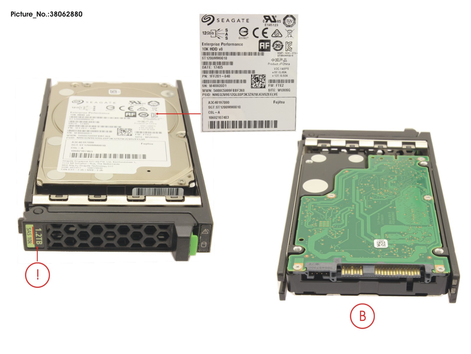 FUJITSU HD SAS 12G 1.2TB 10K 512E HOT PL 2.5  EP