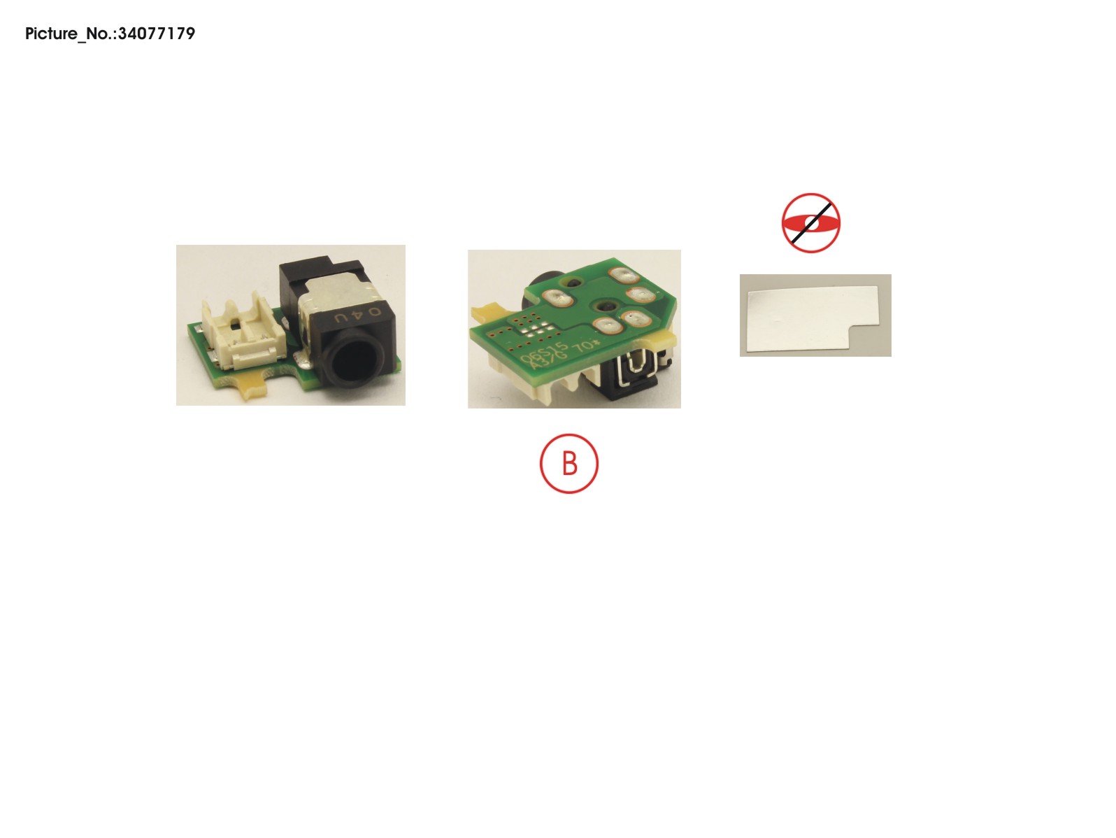 SUB BOARD, DC/IN CONNECTOR