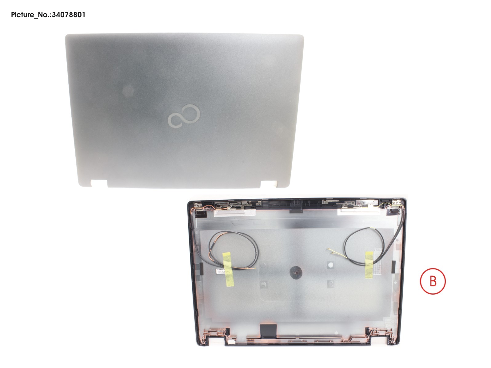 LCD BACK COVER ASSY (W/ TOUCH)