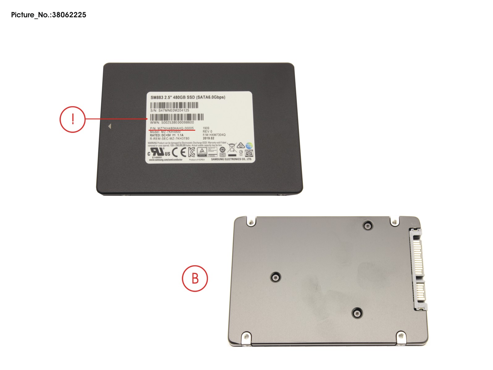 SSD S3 480GB 2.5 SATA (7MM)