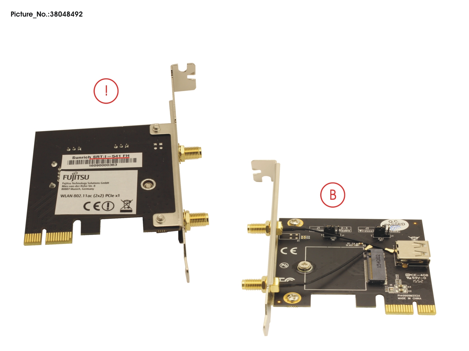 PCI-E M.2 BOARD (W. FH BRACKET) PCI-E M.2 BOARD (W. FH BRACKET)