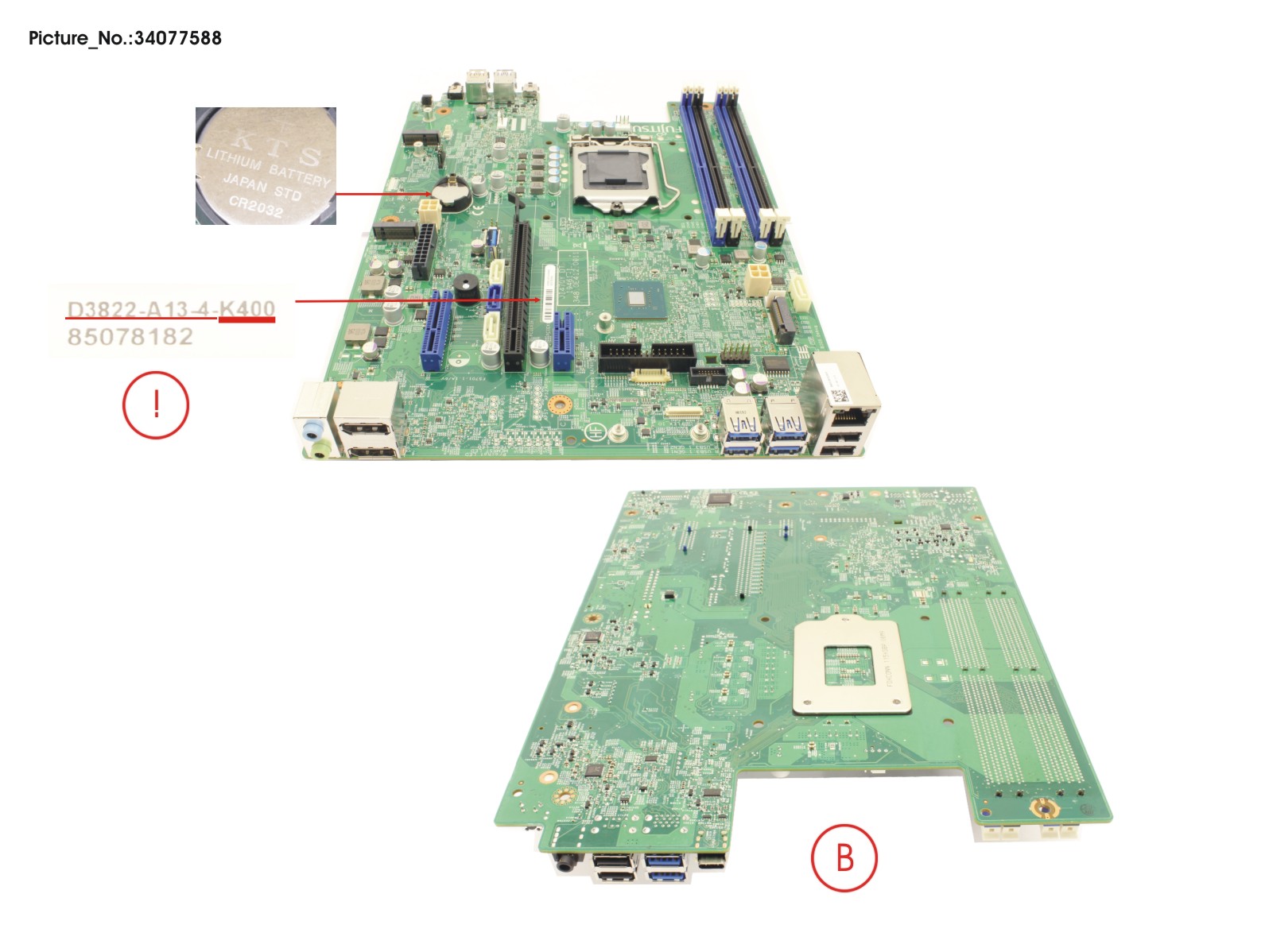 MAINBOARD D3822A