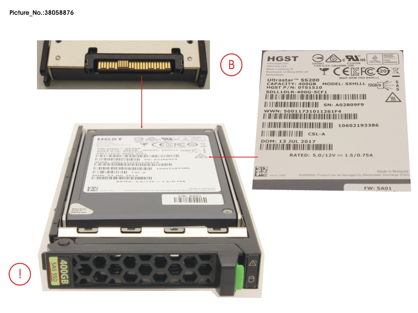 SSD SAS 12G 400GB MIXED-USE 2.5 H-P EP
