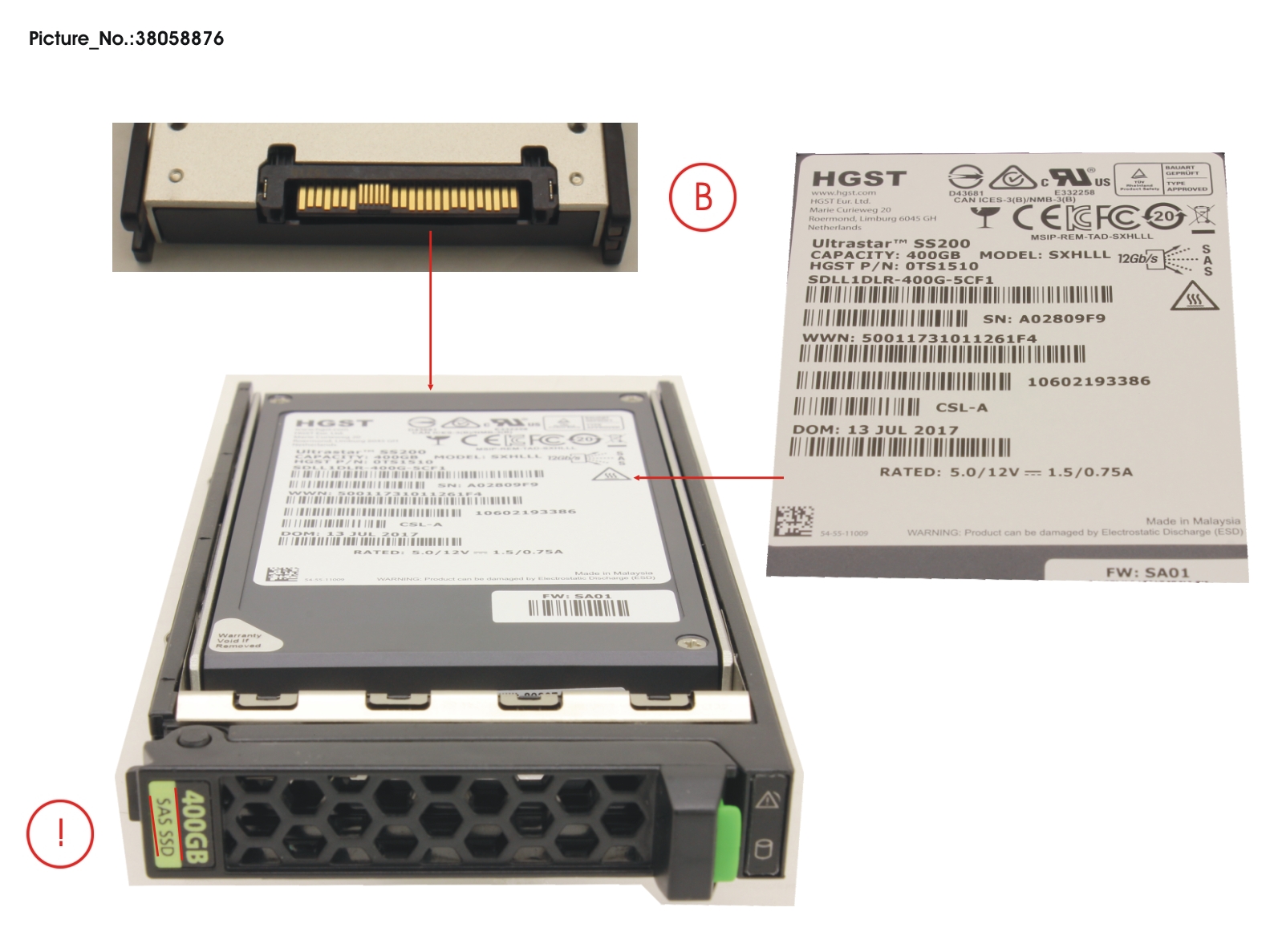 SSD SAS 12G 400GB MIXED-USE 2.5 H-P EP SSD SAS 12G 400GB MIXED-USE 2.5 H-P EP