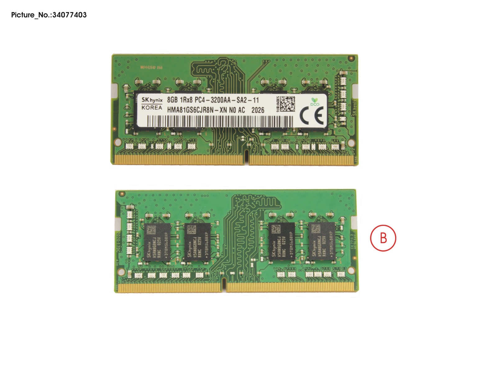MEMORY 8GB DDR4-3200