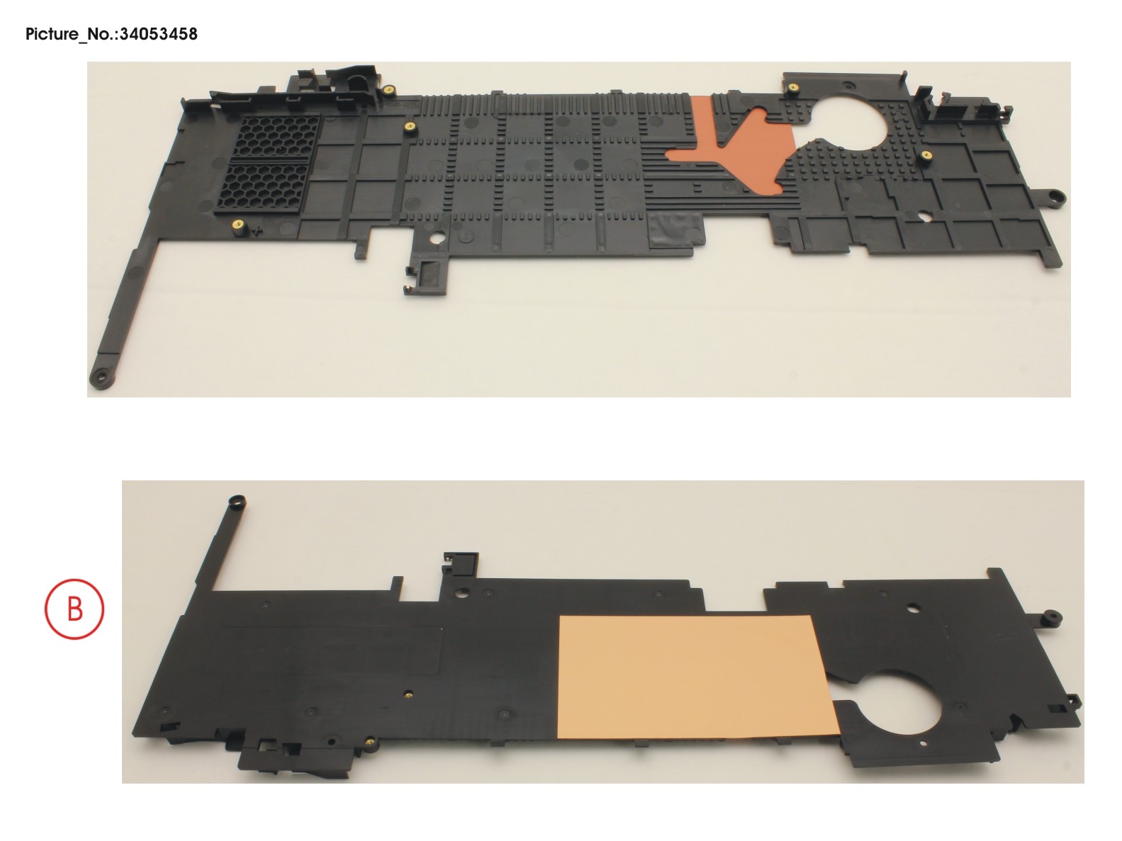 FRAME FOR KEYB. W/O SIM SHEET