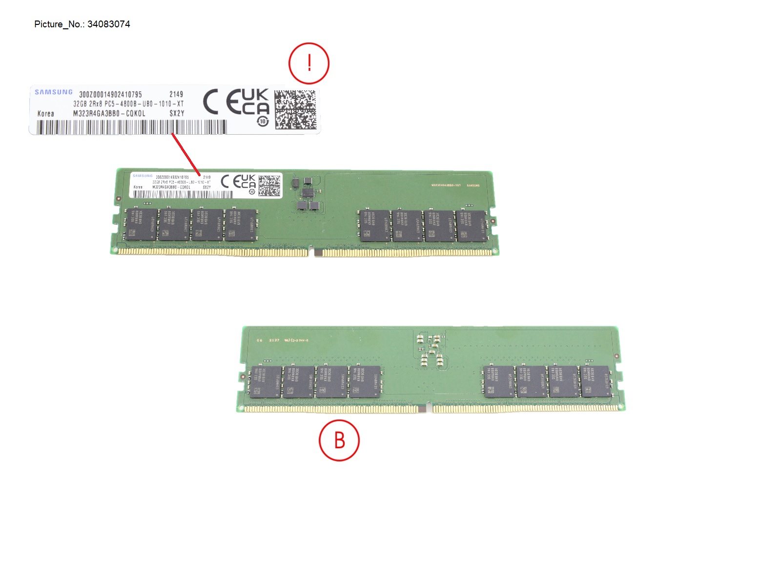 MEMORY 32GB DDR5-4800 UNB